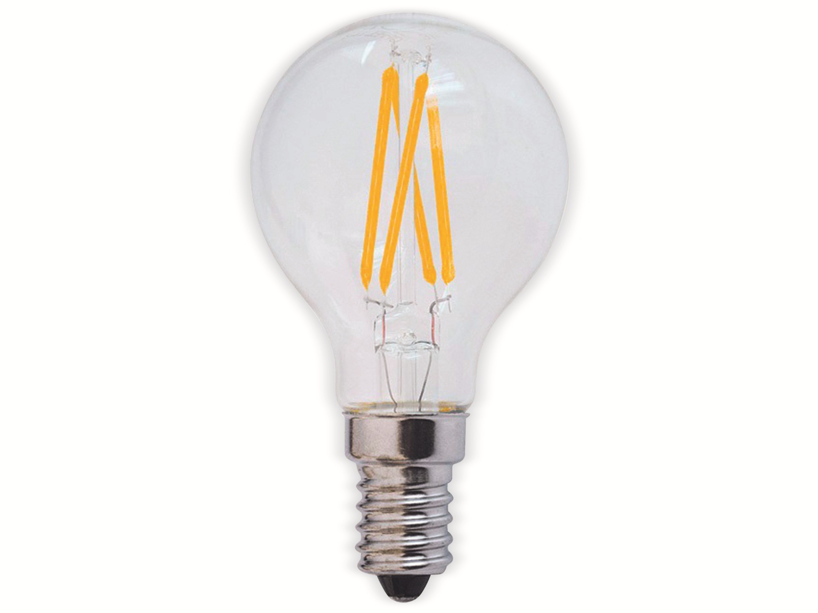 OPTONICA LED-Lampe 1479 Fil, E14, G45, EEK F, 4 W, 400 lm, 2700 K OPTONICA LED-Lampe 1479 Fil, E14, G45, EEK F, 4 W, 400 lm, 2700 K