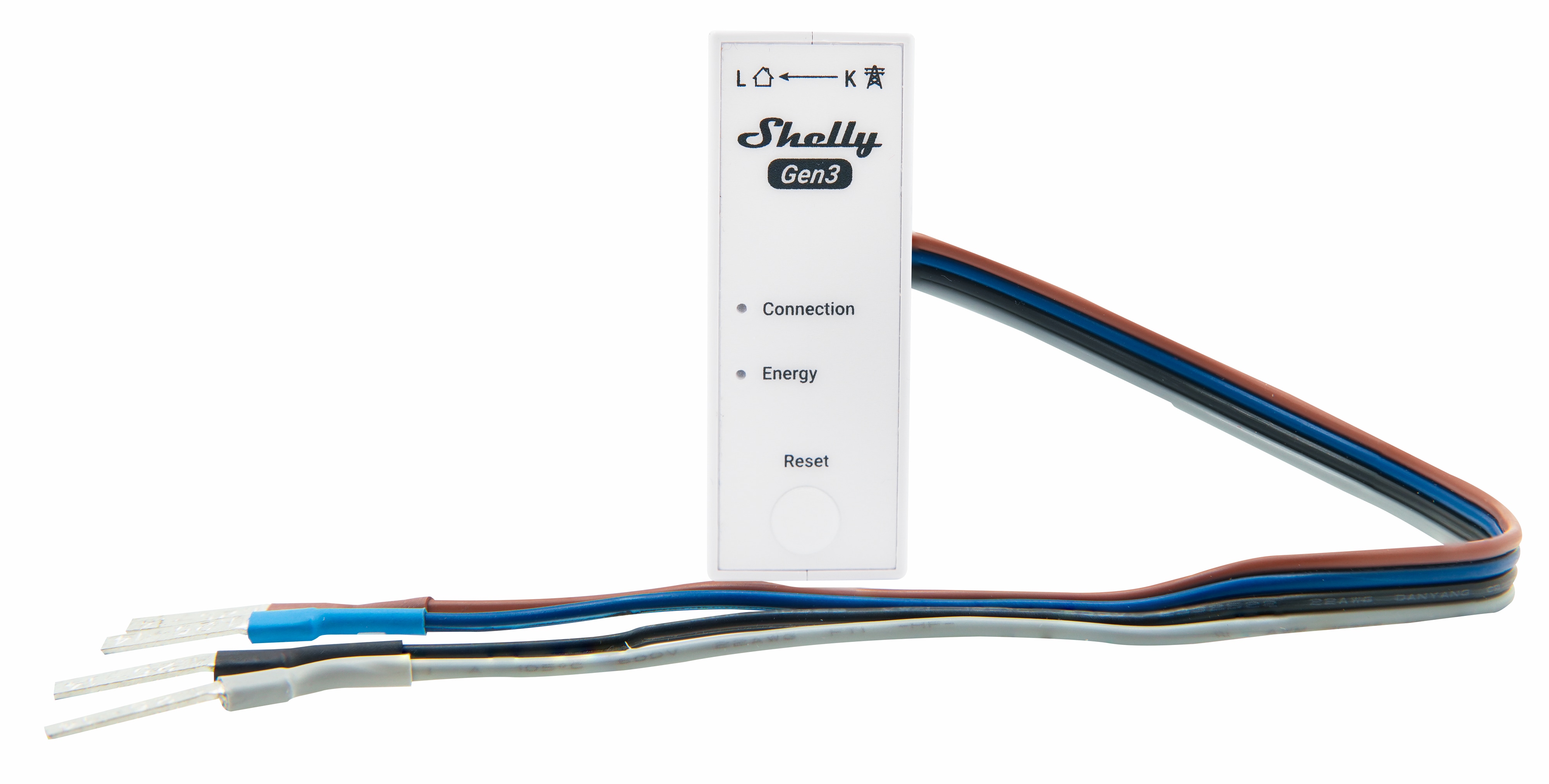 SHELLY WLAN-Stromzähler 3EM-63W Gen3, weiß