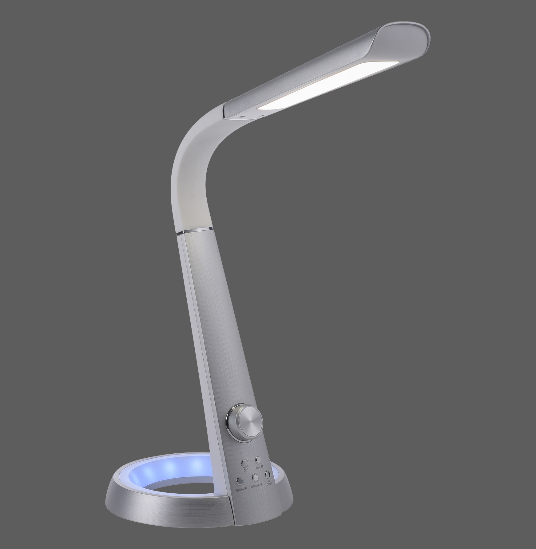 PAUL NEUHAUS LED-Tischleuchte aluminiumfarbig, 7,3 W, 780 lm, CCT, RGB PAUL NEUHAUS LED-Tischleuchte aluminiumfarbig,, 7,3 W, 780 lm, CCT, RGB