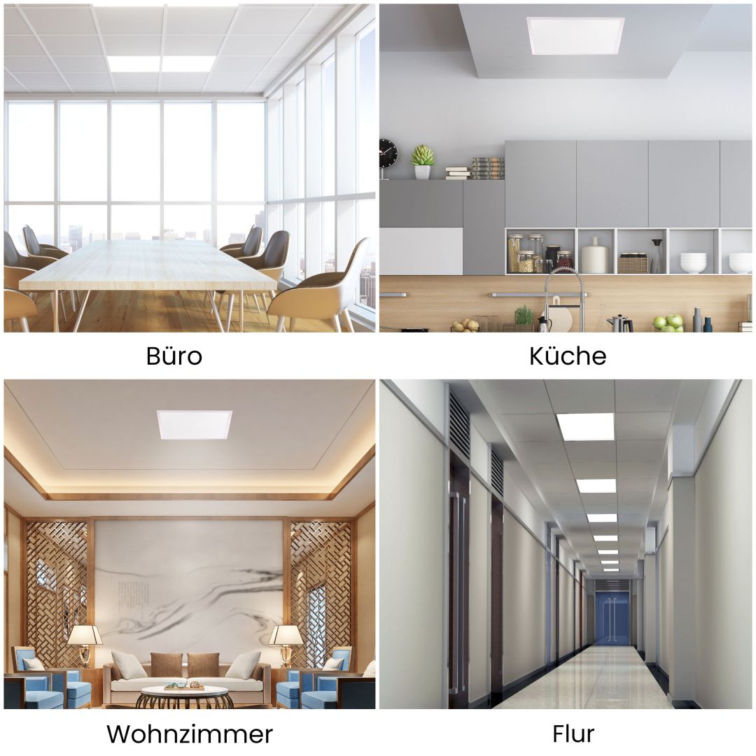 ENOVALITE LED-Panel, 36 W, 3600 lm, EEK: F, 620x620 mm, 6000 K, 120° Abstrahlwinkel ENOVALITE LED-Panel, 36 W, 3600 lm, EEK: F, 620x620 mm, 6000 K
