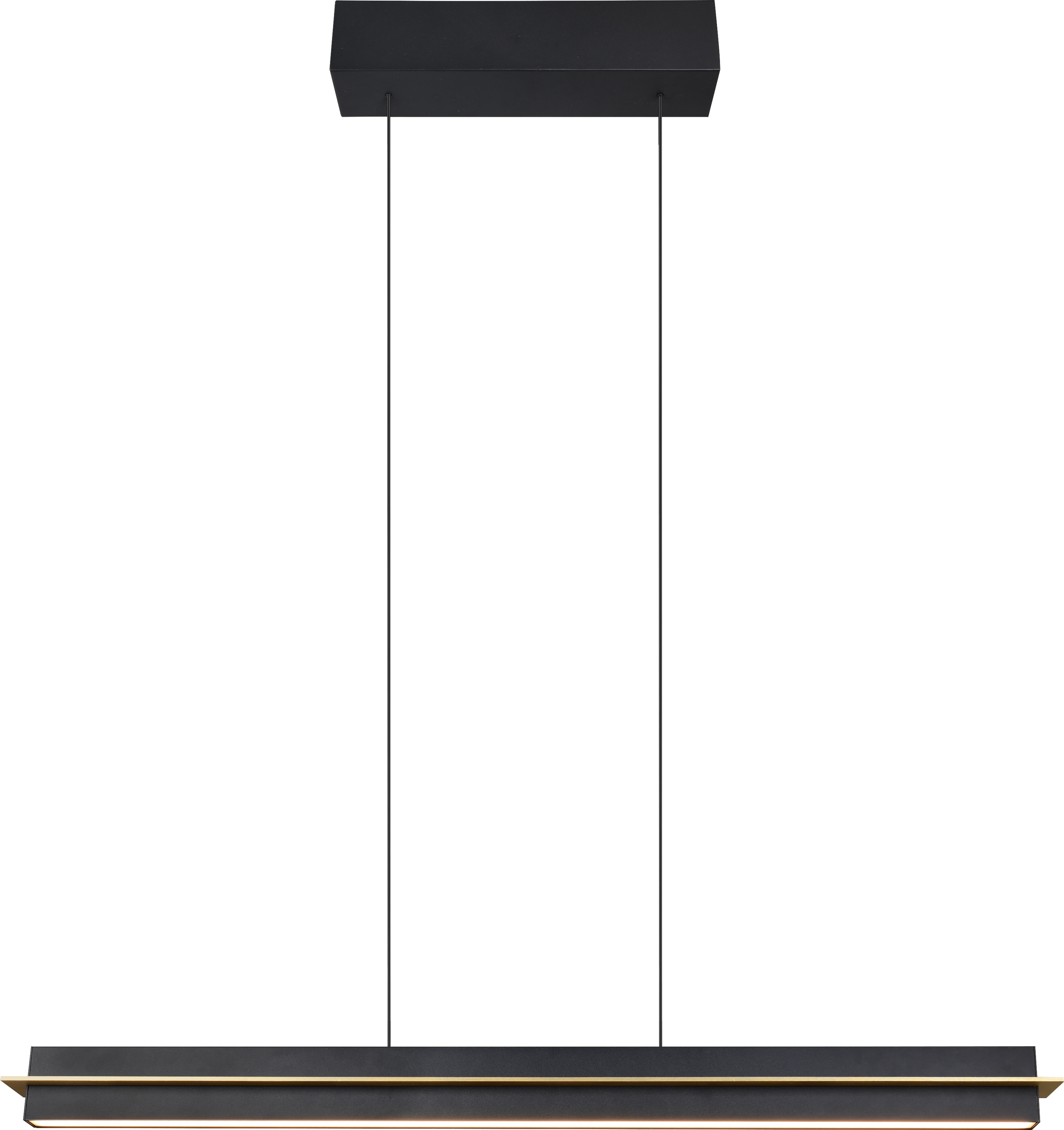 TRIO LED-Pendelleuchte EMERSON 346710180, 22 W, 2500 lm, schwarz