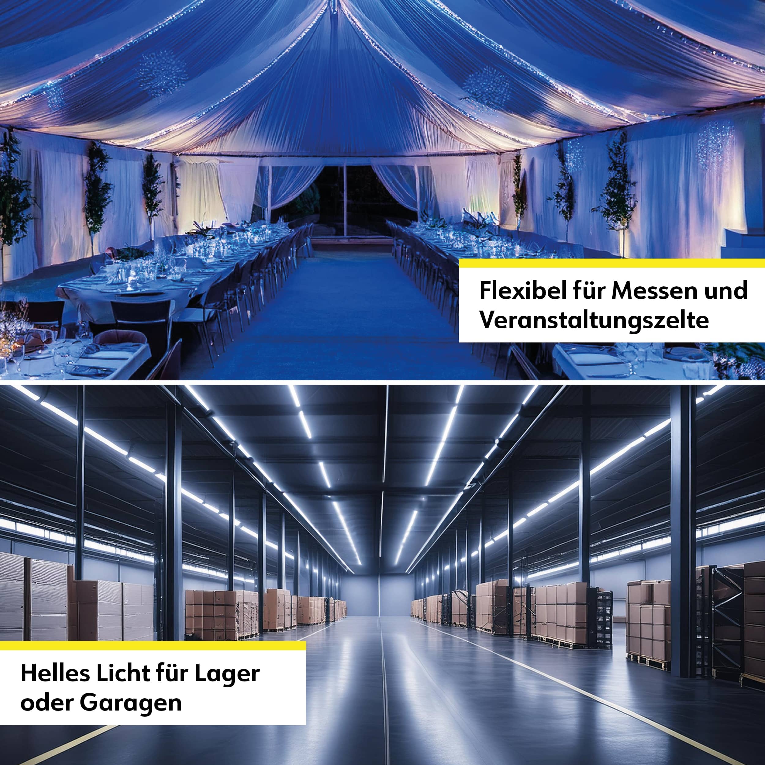 MÜLLER-LICHT LED-Power Stripe 21600029, 50m, 10W, 1000lm, 6500K MÜLLER-LICHT LED-Power Stripe 21600029, 50m, 10W, 1000lm, 6500K