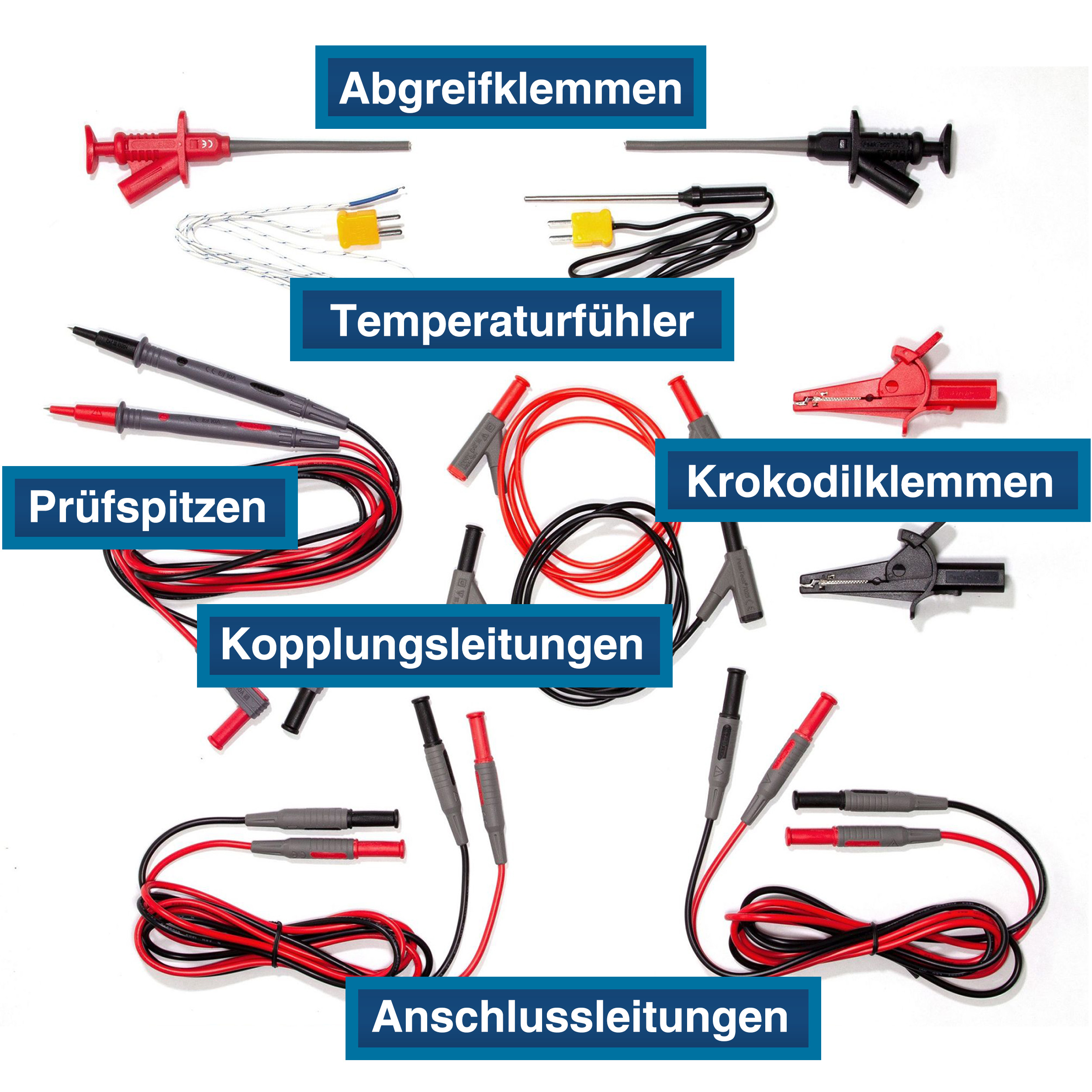 PEAKTECH Messzubehör-Set, P8200 PEAKTECH Messzubehör-Set, P8200