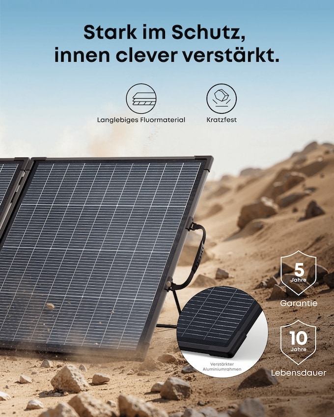 ANKER SOLIX Solarpanel PS200 B, tragbar Solarpanel ANKER SOLIX PS200 B, tragbar