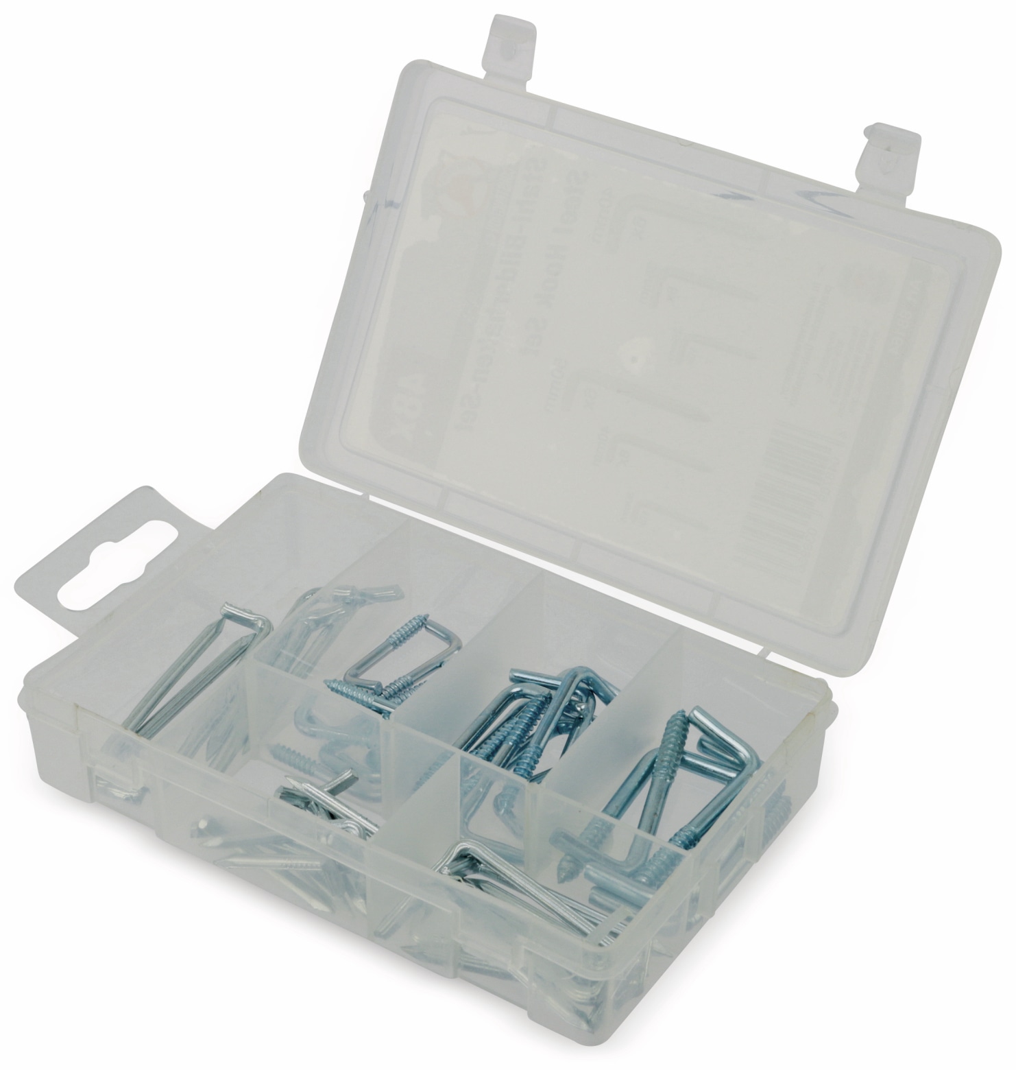 BGS TECHNIC Stahl-Bilderhaken-Set, 48-teilig