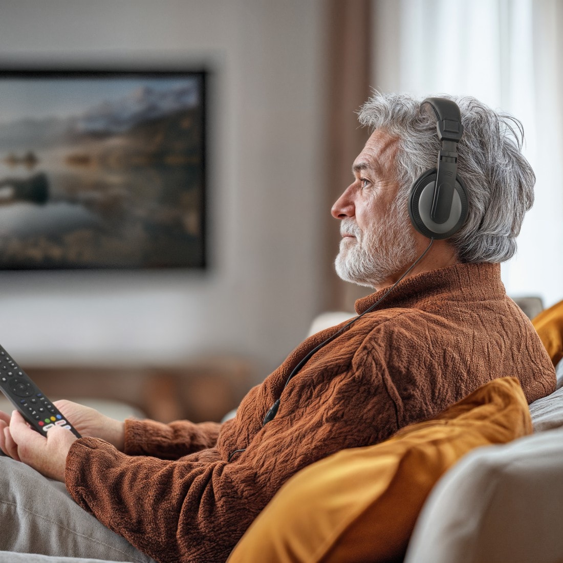 HAMA Fernsehkopfhörer ShellTV II, Over-Ear, 6 m Kabel, schwarz HAMA Fernsehkopfhörer ShellTV II, Over-Ear, 6 m Kabel, schwarz
