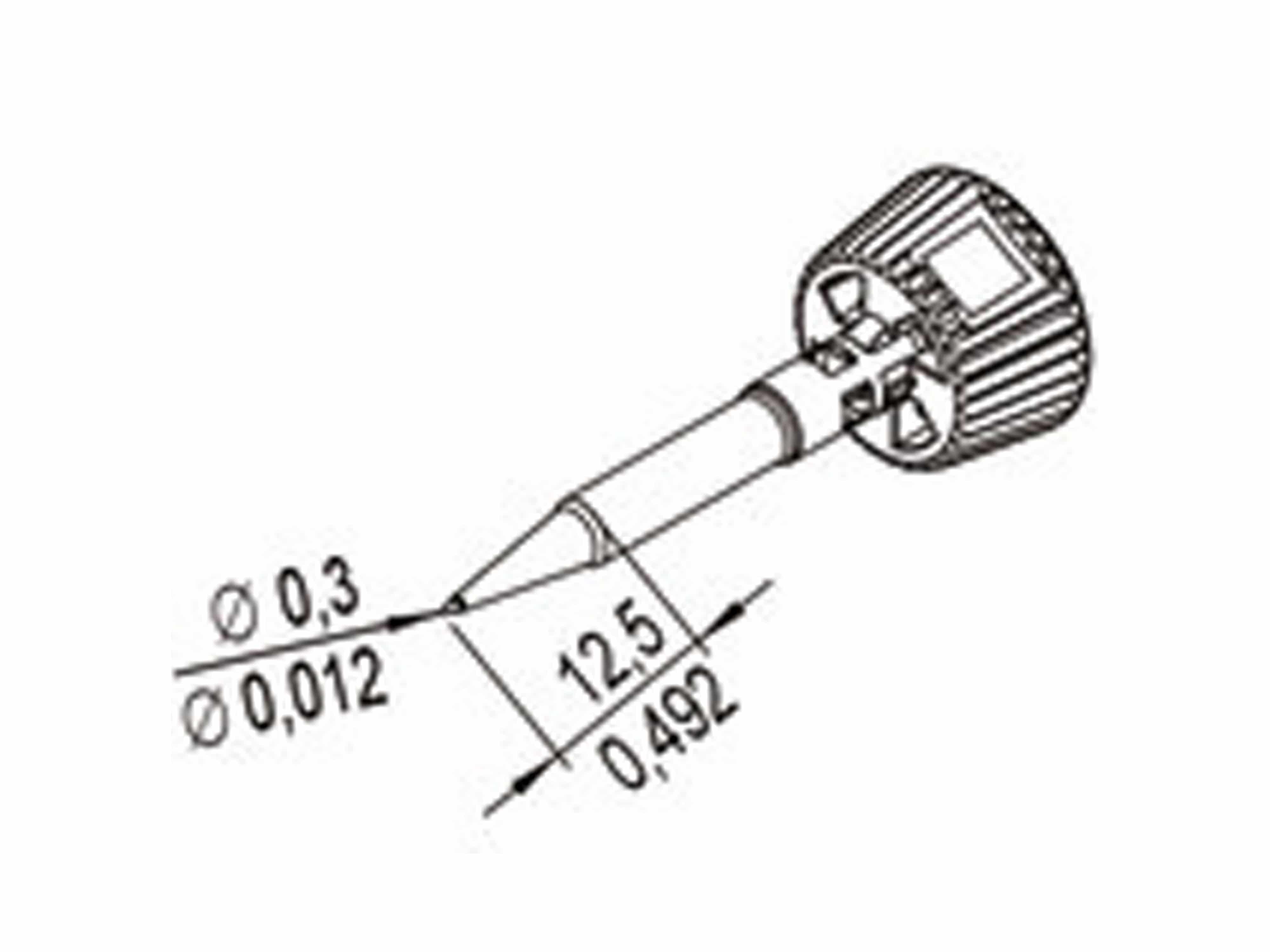 ERSA Lötspitze, 0142PDLF03L/SB, bleistiftspitz, 0,3 mm ERSA Lötspitze, 0142PDLF03L/SB, bleistiftspitz, 0,3 mm