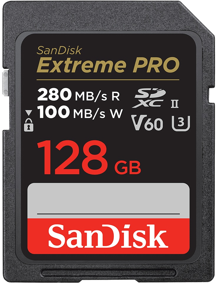 SANDISK SD-Card Extreme Pro UHS-II V60 128GB