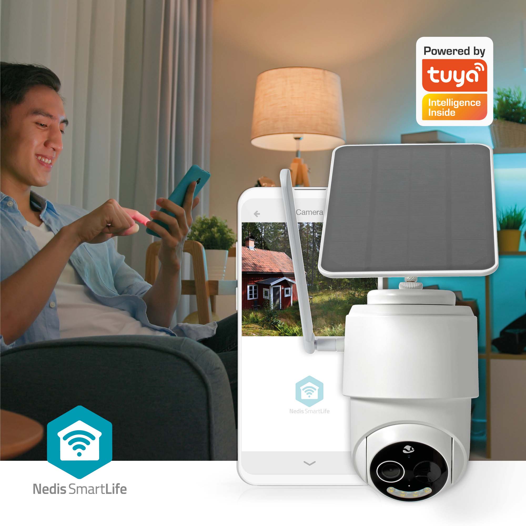 NEDIS Überwachungskamera SmartLife, SIMCBO50WT, Außen, weiß NEDIS Überwachungskamera SmartLife, SIMCBO50WT, Außen, weiß