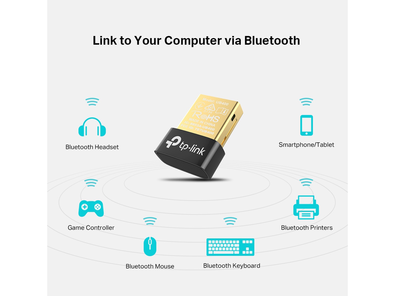 TP-LINK Bluetooth-Adapter UB400, Bluetooth 4.0, USB 2.0 TP-Link Bluetooth-Adapter UB400, Bluetooth 4.0, USB 2.0