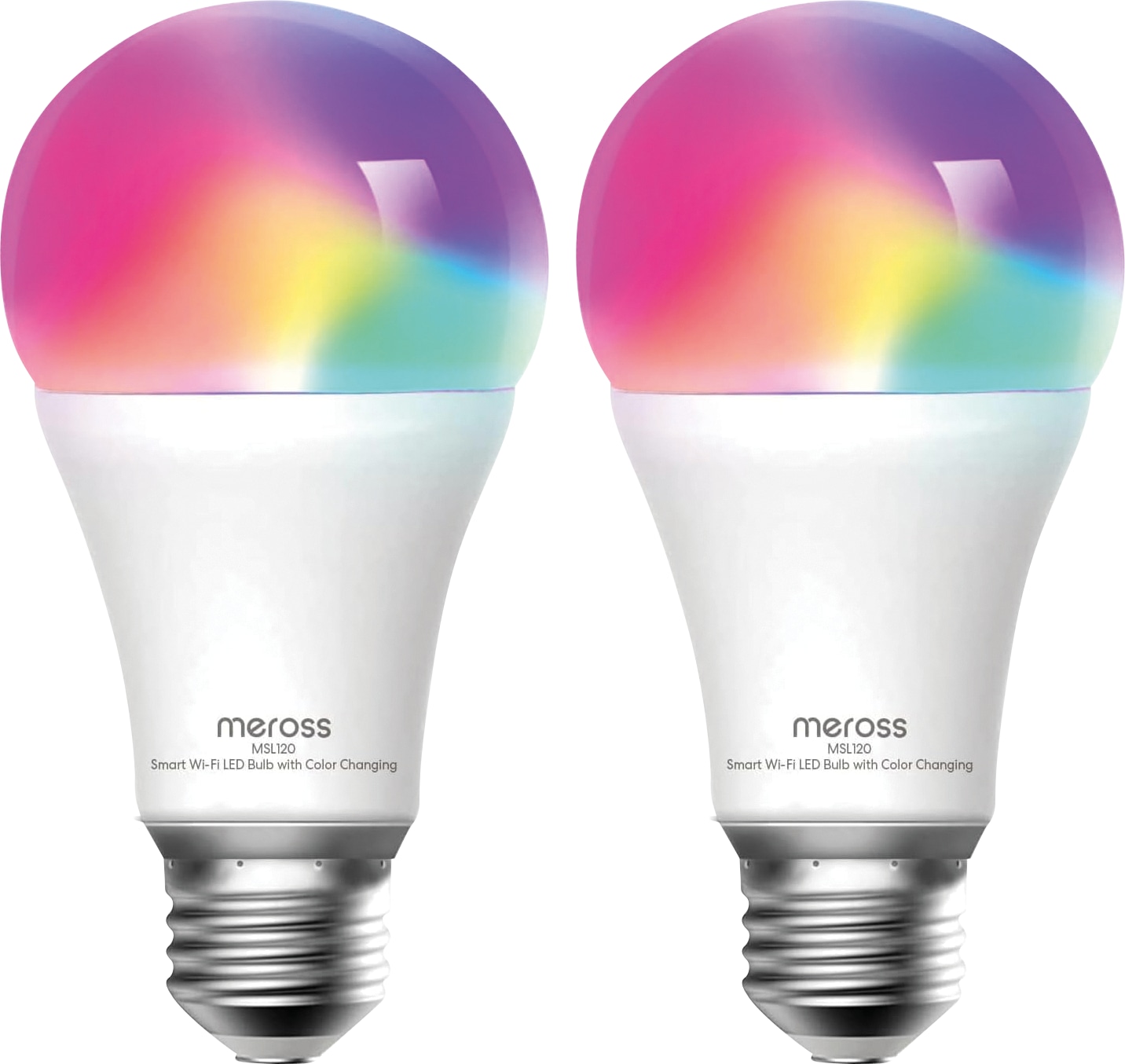 MEROSS WLAN LED-Lampe, MSL120, 2 Stück