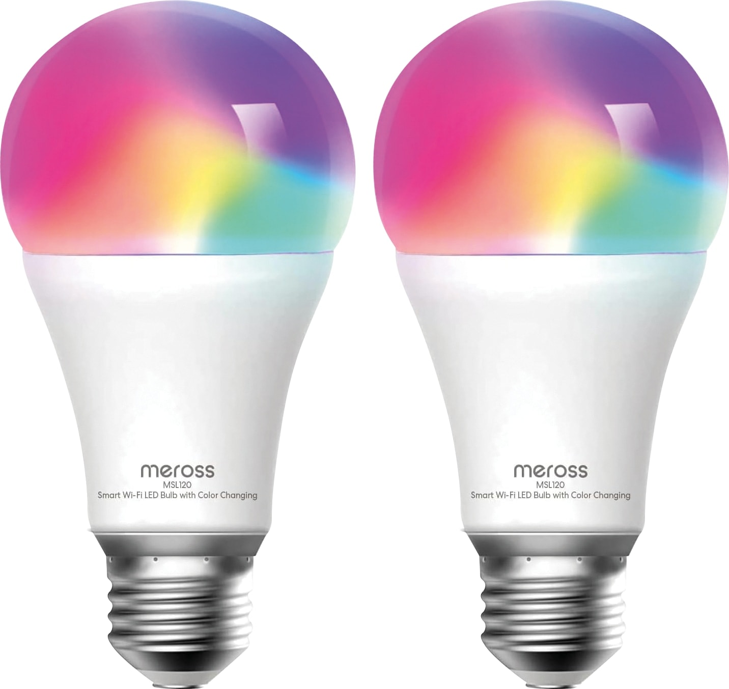 MEROSS WLAN LED-Lampe, MSL120, 2 Stück MEROSS WLAN LED-Lampe, MSL120, 2 Stück