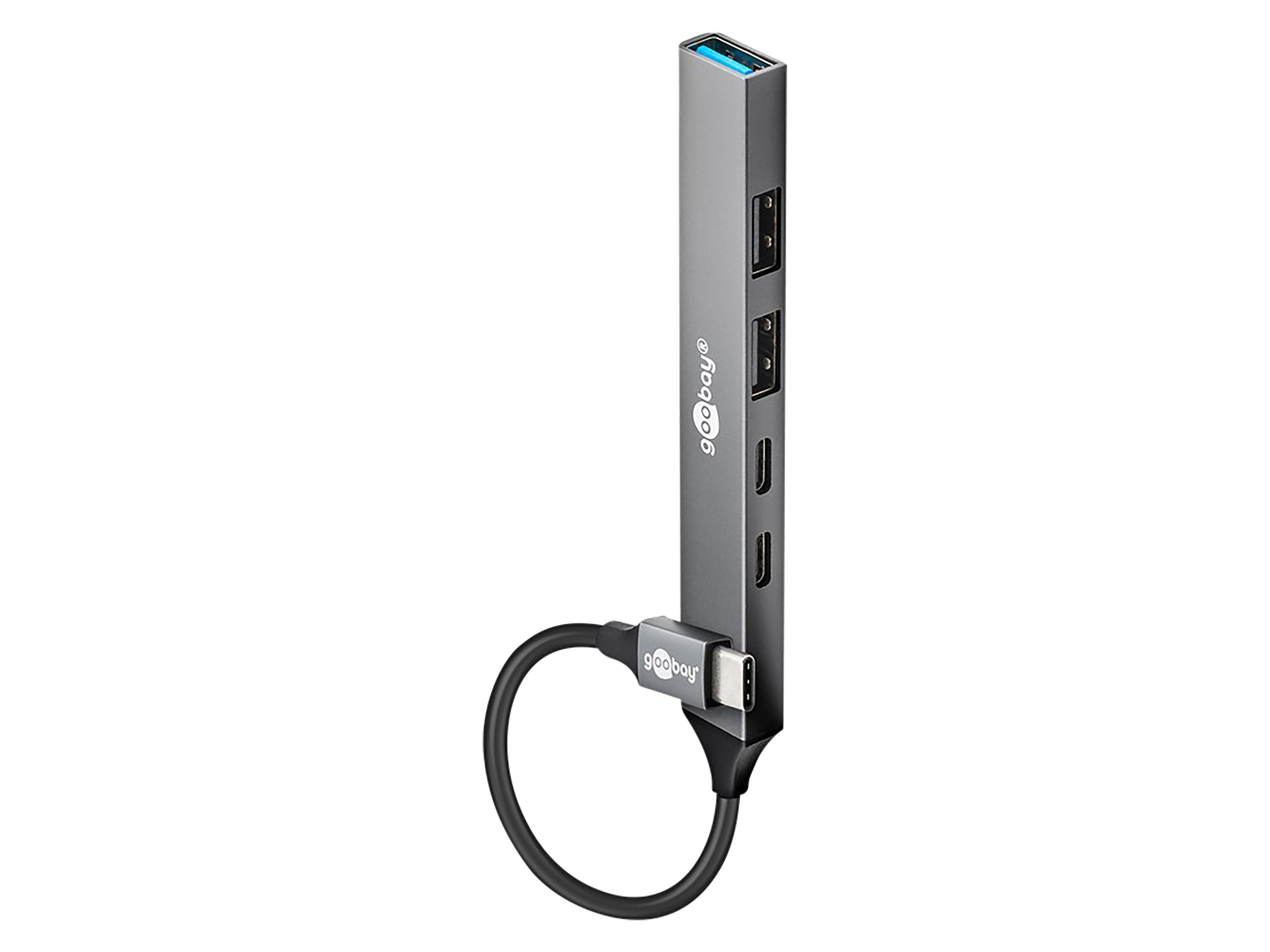 GOOBAY USB-C Hub 74460 Slim 5 Port USB-C auf USB-A GOOBAY USB-C Hub 74460 Slim 5 Port USB-C auf USB-A