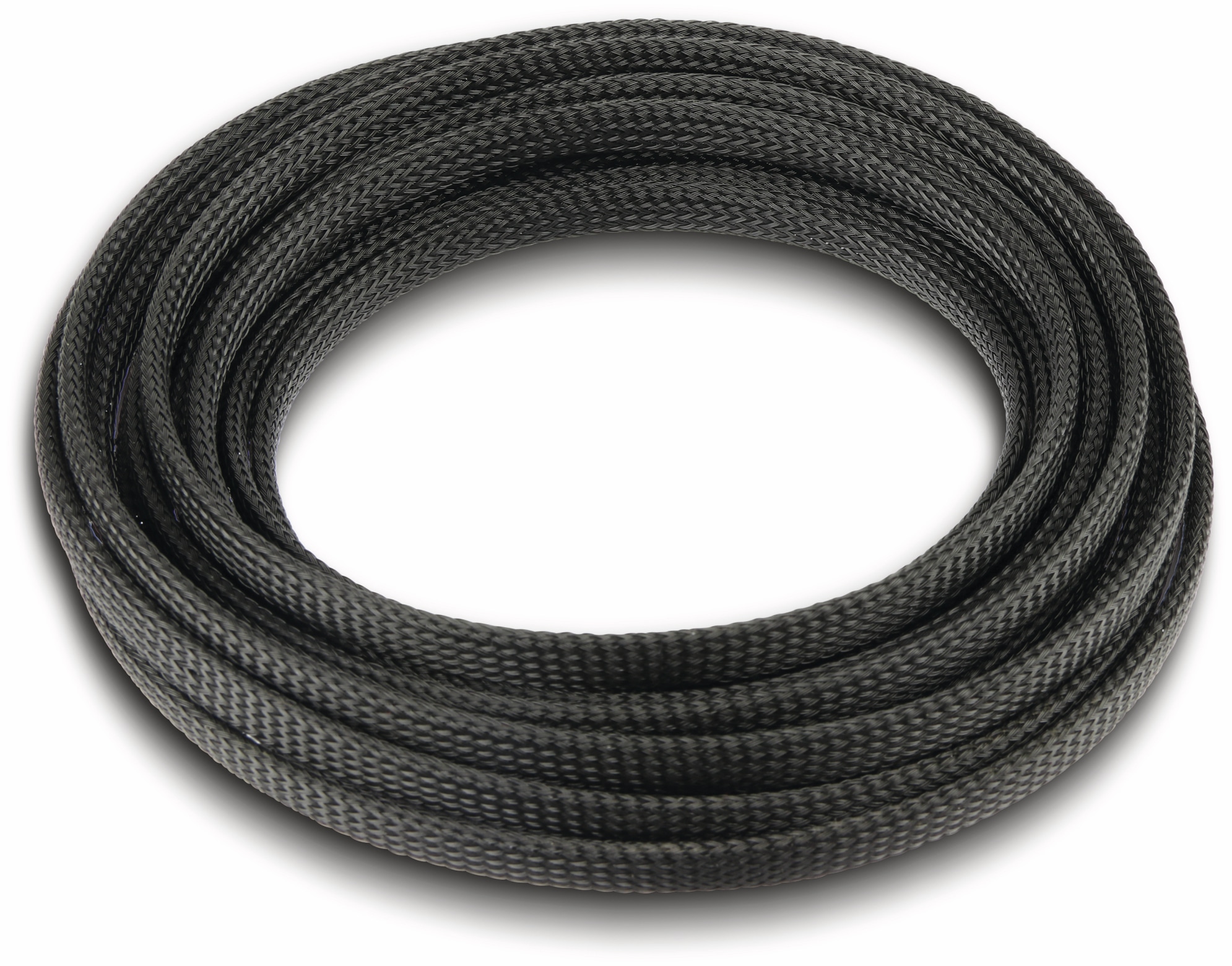Geflechtschlauch, Ø 20 mm, PET, schwarz, 5 m Geflechtschlauch, Ø 20 mm, PET, schwarz, 5 m