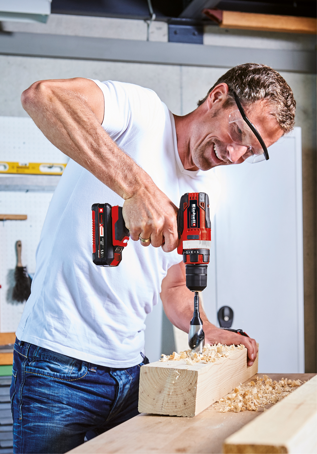 EINHELL Akku-Bohrschrauber TE-CD 18/40 Li Solo + Systemkoffer E-Case S-F EINHELL Akku-Bohrschrauber TE-CD 18/40 Li Solo + E-Box Koffer S-F