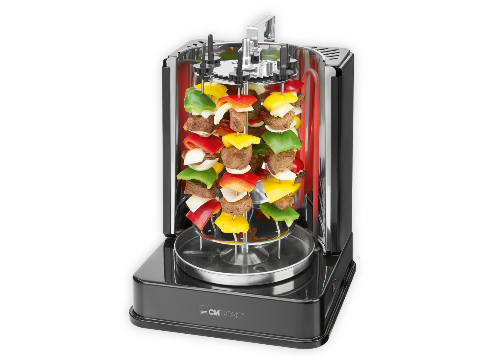CLATRONIC Döner-Vertikal-Multigrill DVG 3686, 1400 W, schwarz CLATRONIC Döner-Vertikal-Multigrill DVG 3686, 1400 W, schwarz