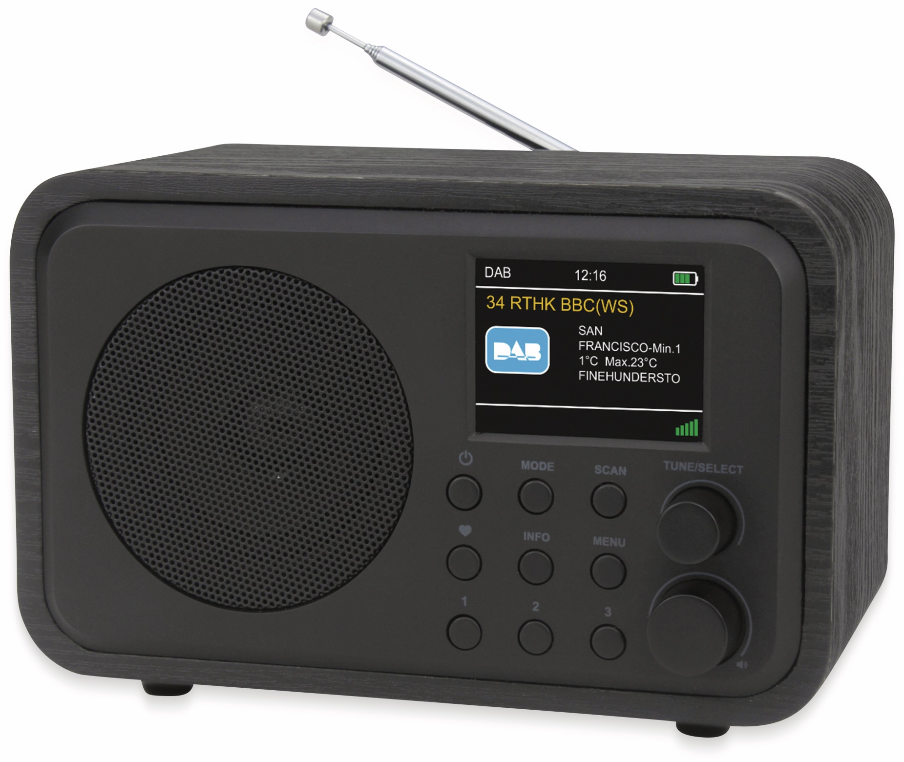 UNIVERSUM DAB+ Radio DR 300-20, Akku, Bluetooth, schwarz UNIVERSUM DAB+ Radio DR 300-20, Akku, Bluetooth, schwarz