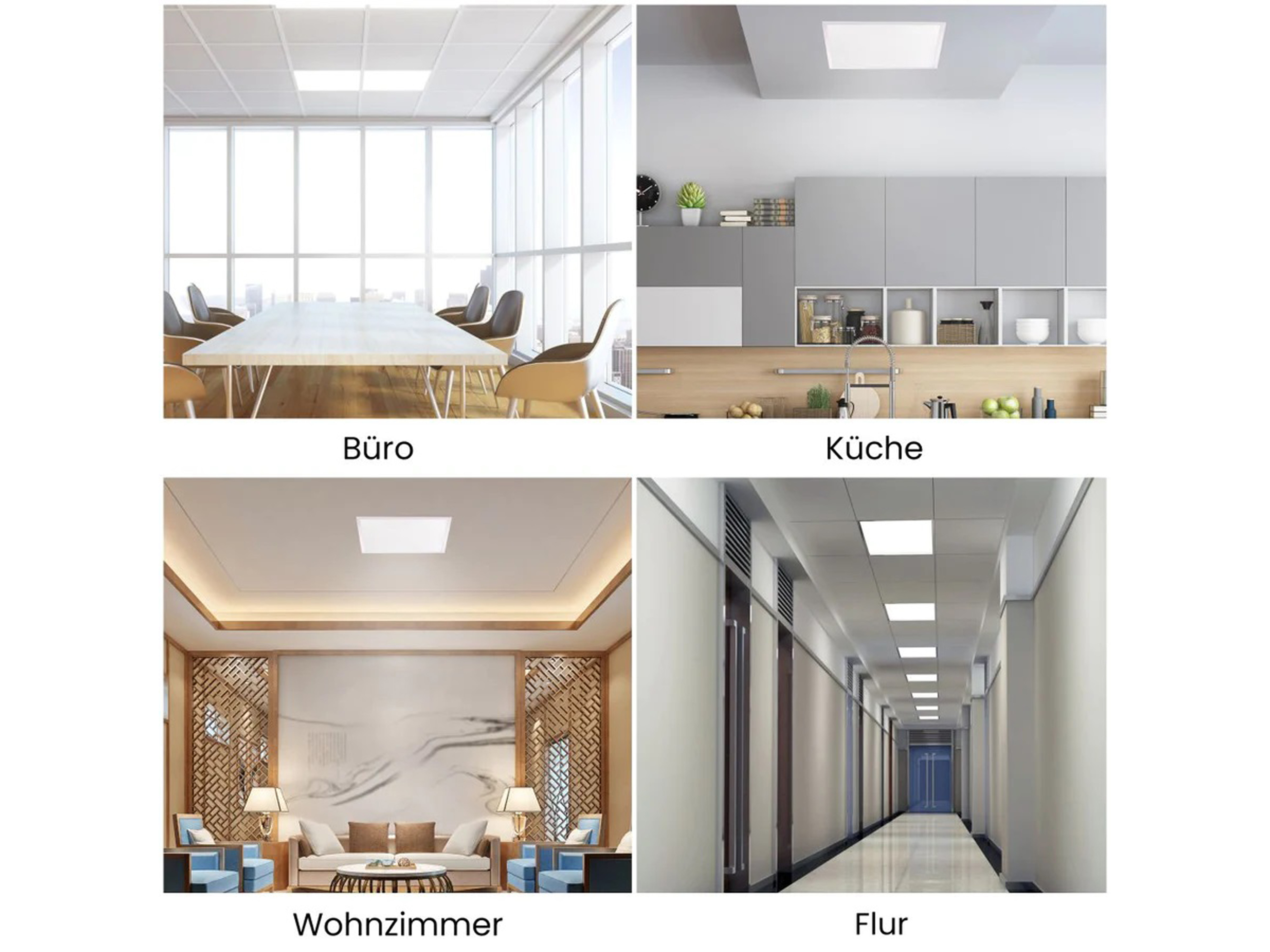 ENOVALITE LED-Panel, OSRAM-Driver, UGR19, 620x620mm, 36W, 4320lm, 4000K ENOVALITE LED-Panel, OSRAM-Driver, UGR19, 620x620mm, 36W, 4320lm, 4000K