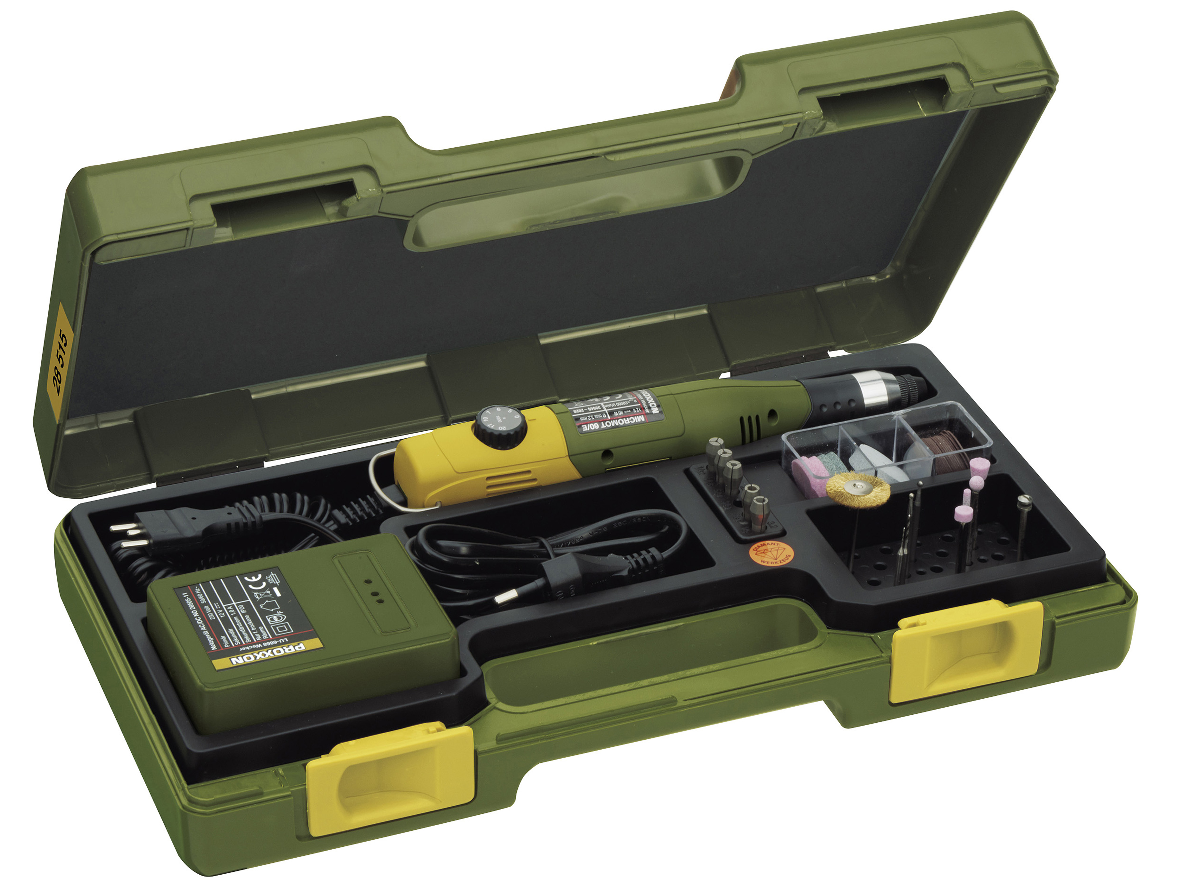 PROXXON Modellbauer- und Gravierset, 28515, mit MicroMot 60/E