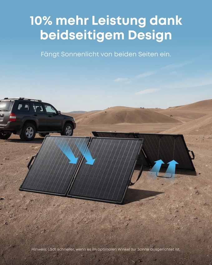 ANKER SOLIX Solarpanel PS100 B, tragbar Solarpanel ANKER SOLIX PS100 B, tragbar
