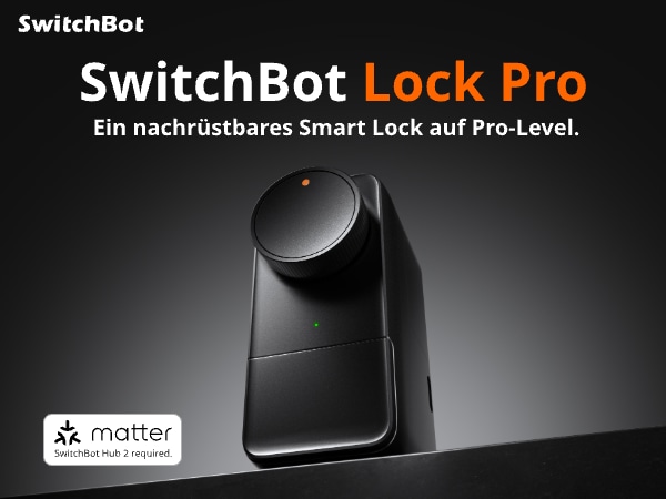 SWITCHBOT Smartes Türschloss, Smart Lock Pro, schwarz SWITCHBOT Smartes Türschloss, Smart Lock Pro, schwarz