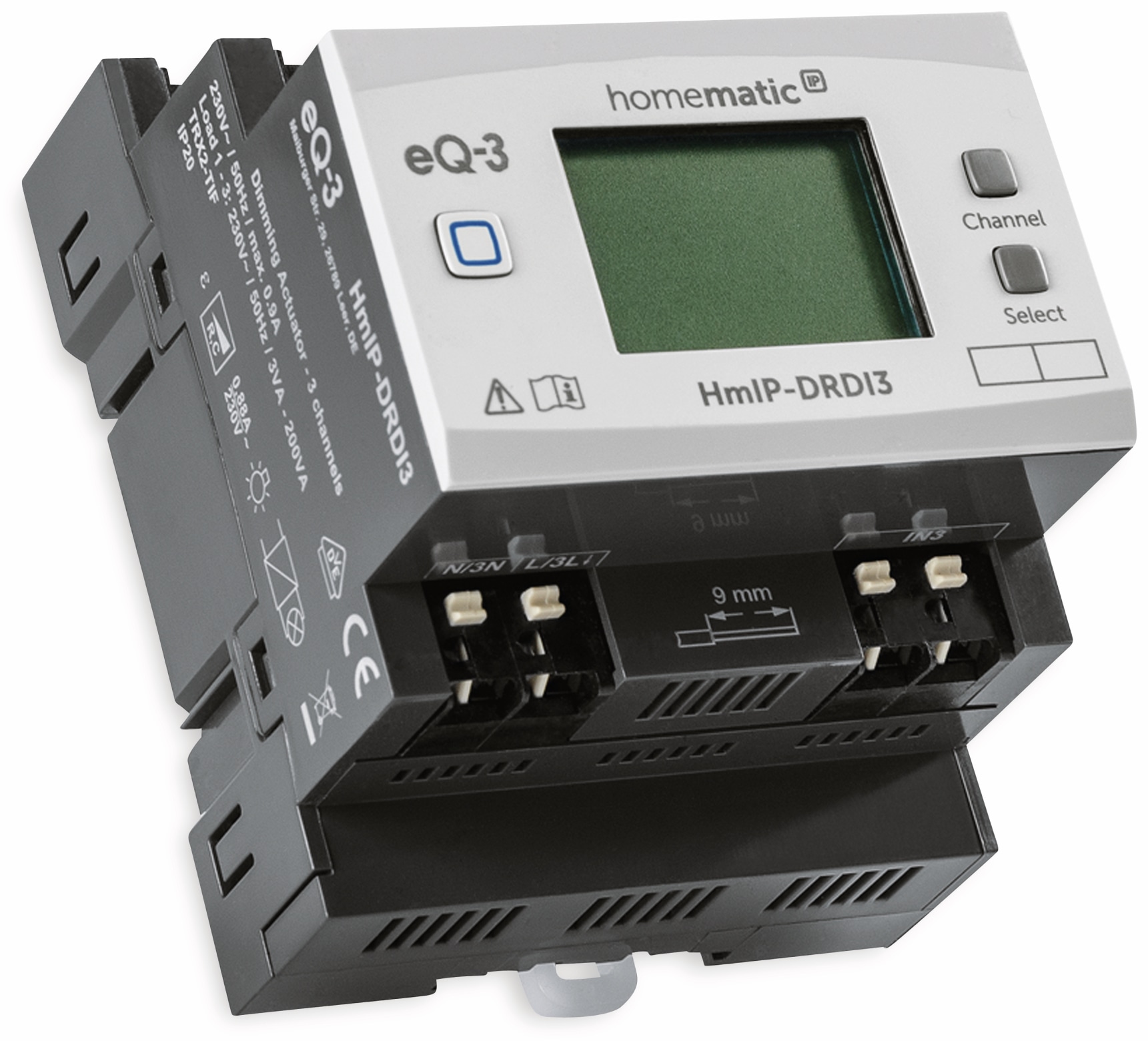 HOMEMATIC IP Smart Home 154434A0, Dimmaktor für Hutschienenmontage, 3-fach HOMEMATIC IP Smart Home 154434A0, Dimmaktor für Hutschienenmontage, 3-fach