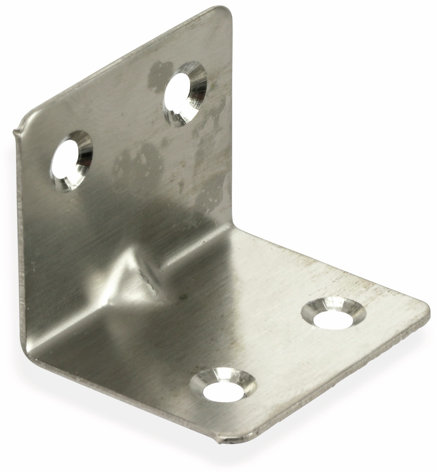 Winkelverbinder, Edelstahl, 32x32x38 mm, Ø: 4,2 mm, 10 Stück Winkelverbinder, Edelstahl, 32x32x38 mm, 10 Stück