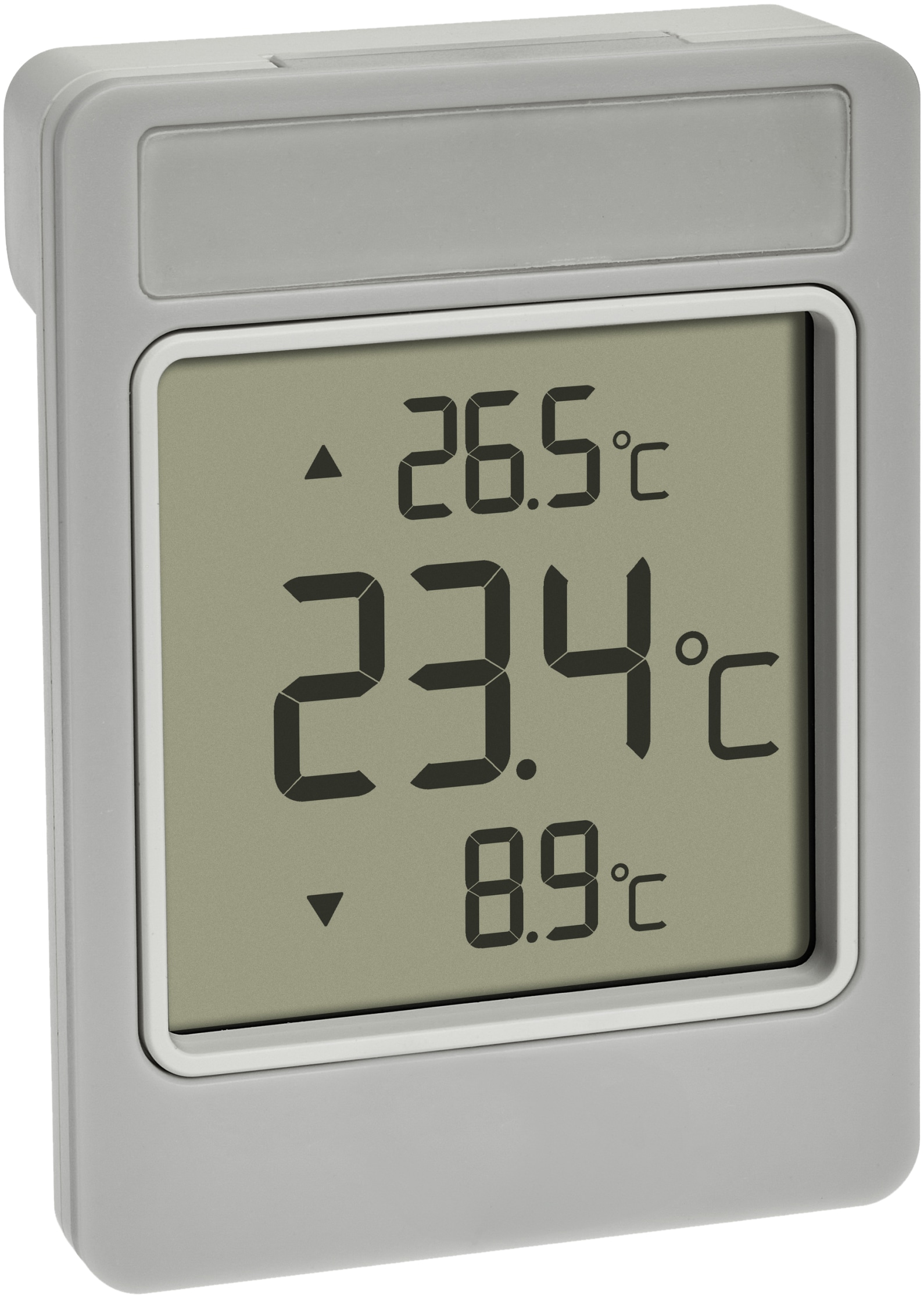 TFA Digitales-Fensterthermometer Windoo, 30.1067.15, grau TFA Digitales-Fensterthermometer Windoo, 30.1067.15, grau