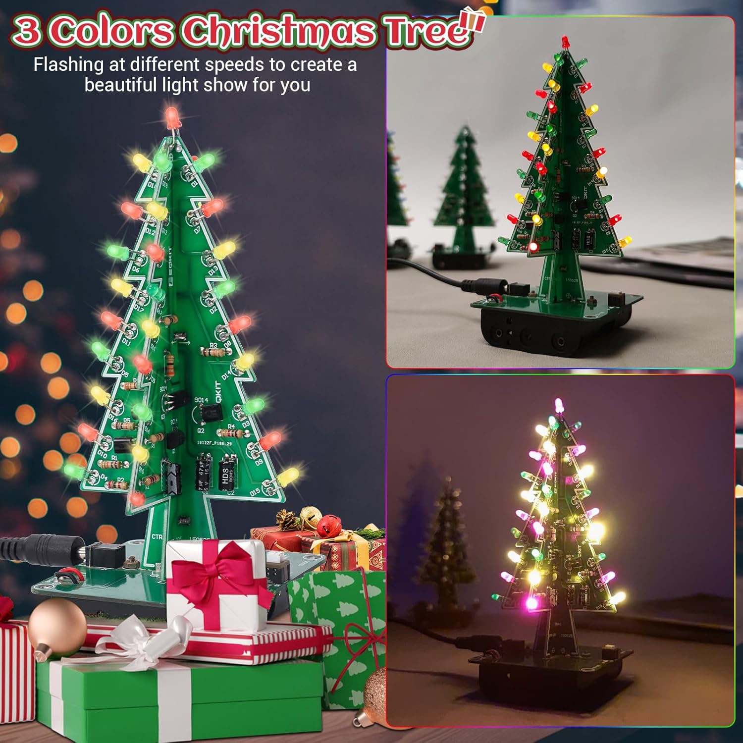 KEYESTUDIO Lötbausatz LED-Tannenbaum KEYESTUDIO Lötbausatz LED-Tannenbaum