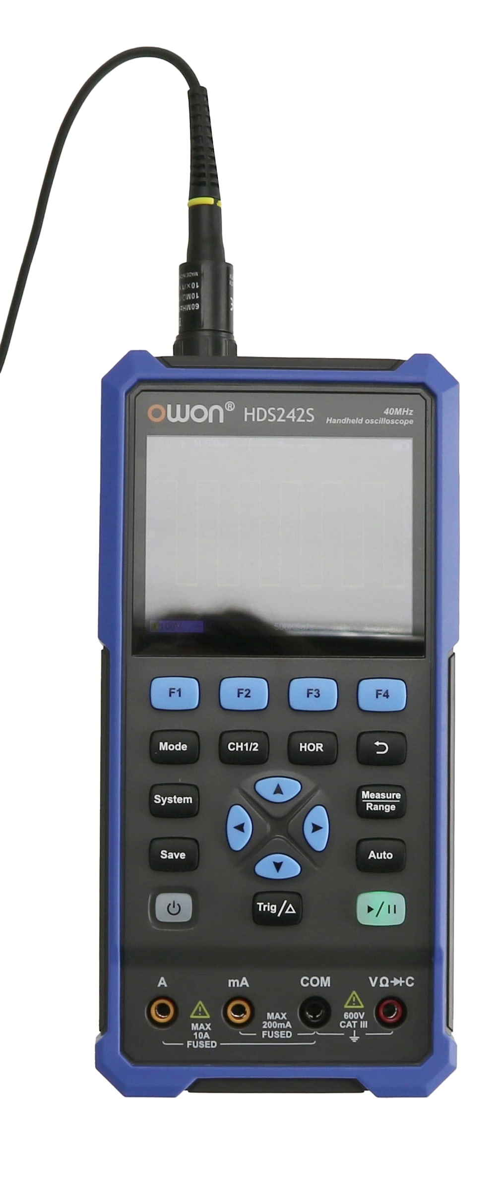 OWON LCD-Oszilloskop mit Multimeter und Funktionsgenerator, HDS242S, 2-Kanal, 40 MHz OWON LCD-Oszilloskop mit Multimeter und Funktionsgenerator, HDS242S, 2-Kanal, 40 MHz