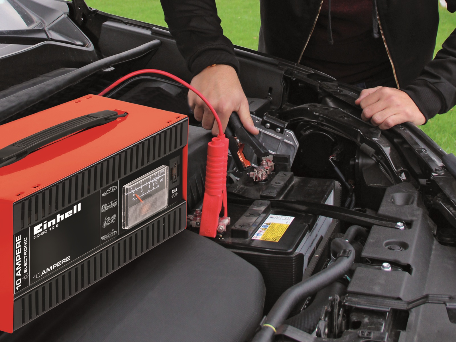 EINHELL Batterie-Ladegerät CC-BC 10 E, 12 V, 10 A EINHELL Batterie-Ladegerät CC-BC 10 E, 12 V, 10 A