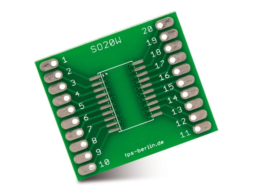 IC-Adapterplatine, SO20W IC-Adapterplatine, SO20W