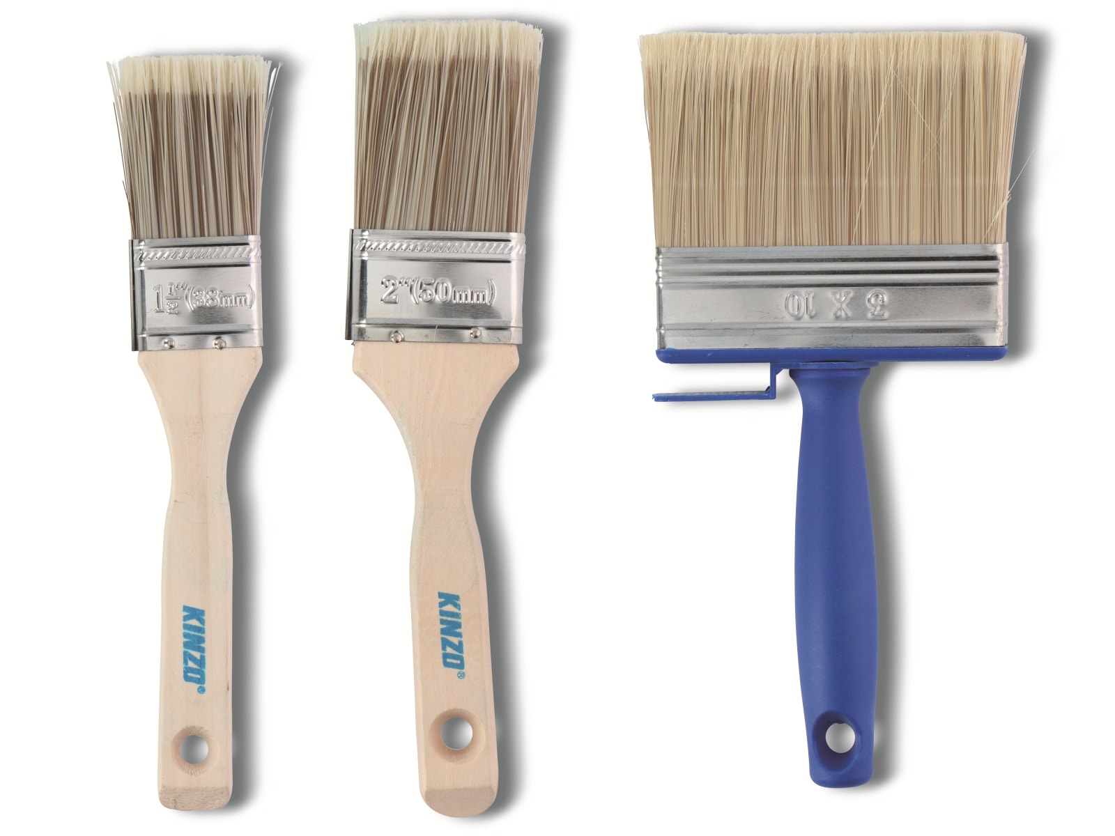 KINZO Pinsel-Set, 3 Stück, 38mm, 50mm, 100mm KINZO Pinsel-Set, 3 Stück, 38mm, 50mm, 100mm