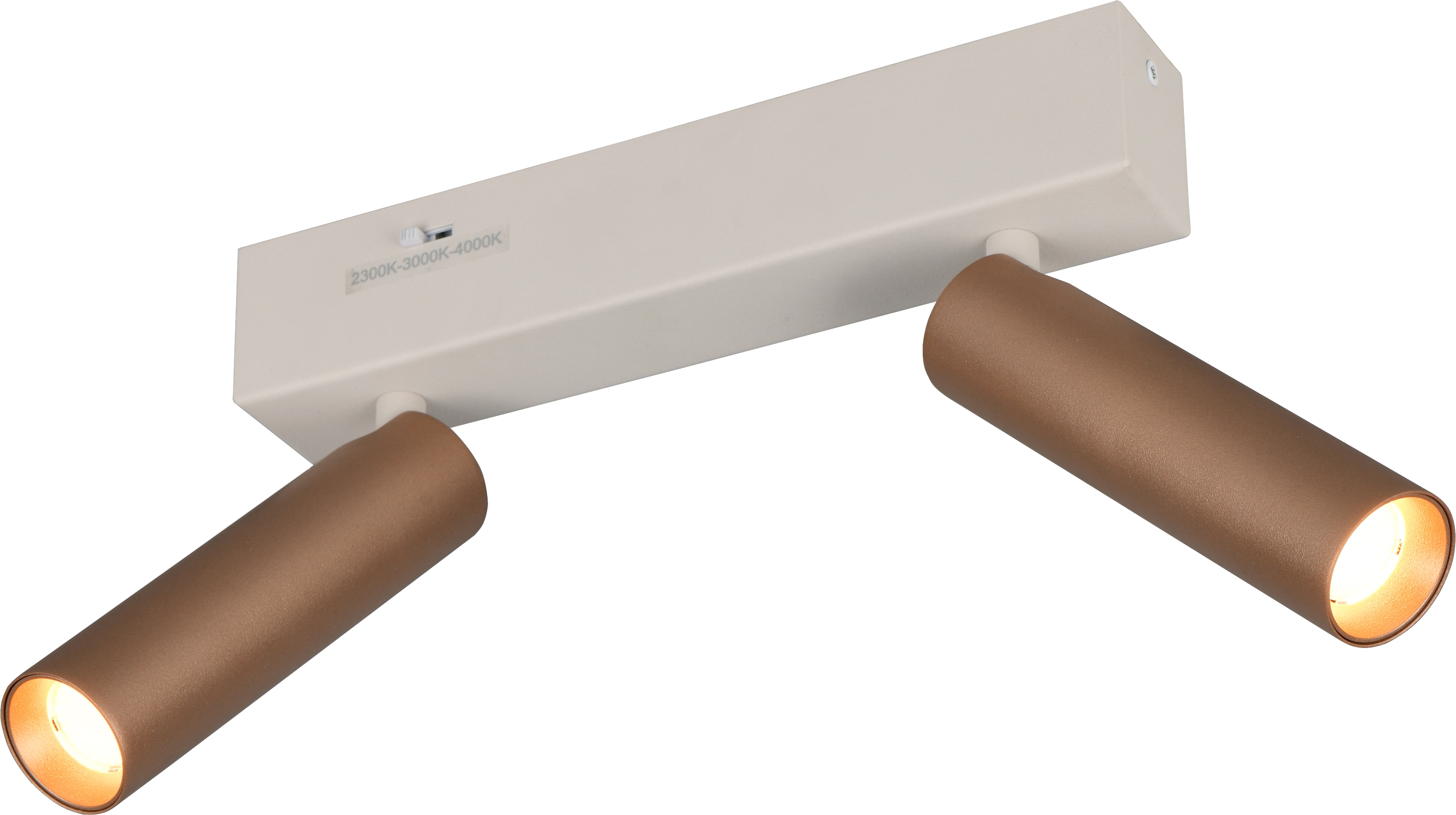 TRIO LED-Spotleuchte AMBALA, 849210265, 2-fach, 2x 5,5 W, 2x 500 ml, coffee TRIO LED-Spotleuchte AMBALA, 849210265, 2-fach, 2x 5,5 W, 2x 500 ml, coffee