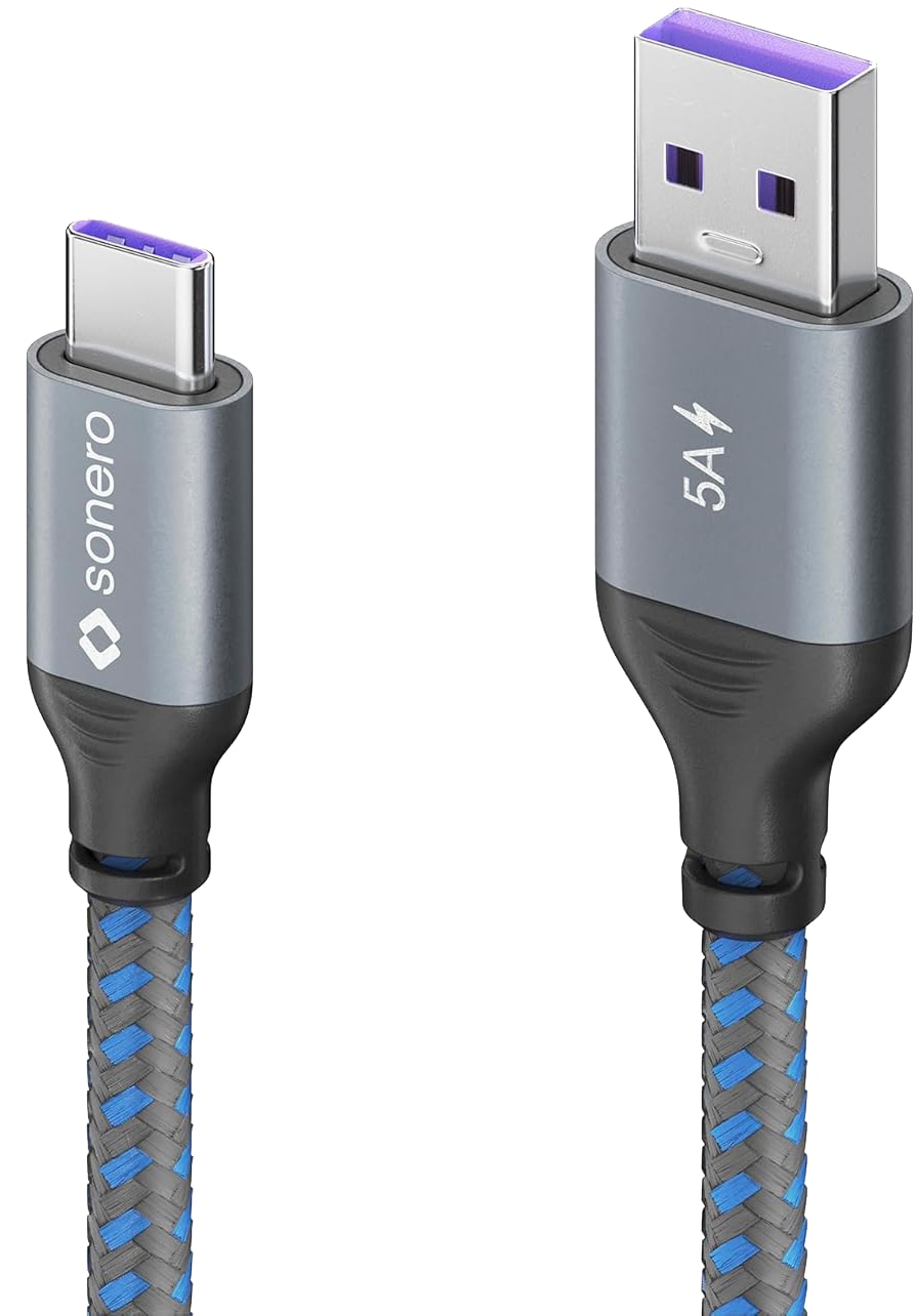 SONERO USB 2.0 Kabel SPC-U110-015 A/C 1,5m grau-schwarz
