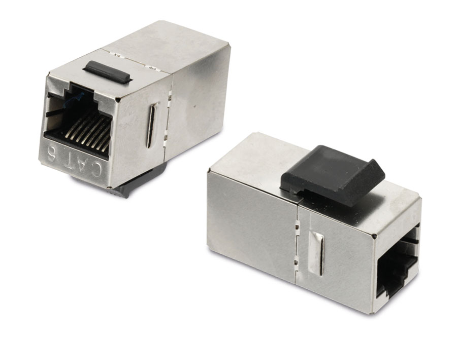 RED4POWER Einbau-Modul KM-C6C6G, CAT.6, Metall RED4POWER Einbau-Modul KM-C6C6G, CAT.6, Metall
