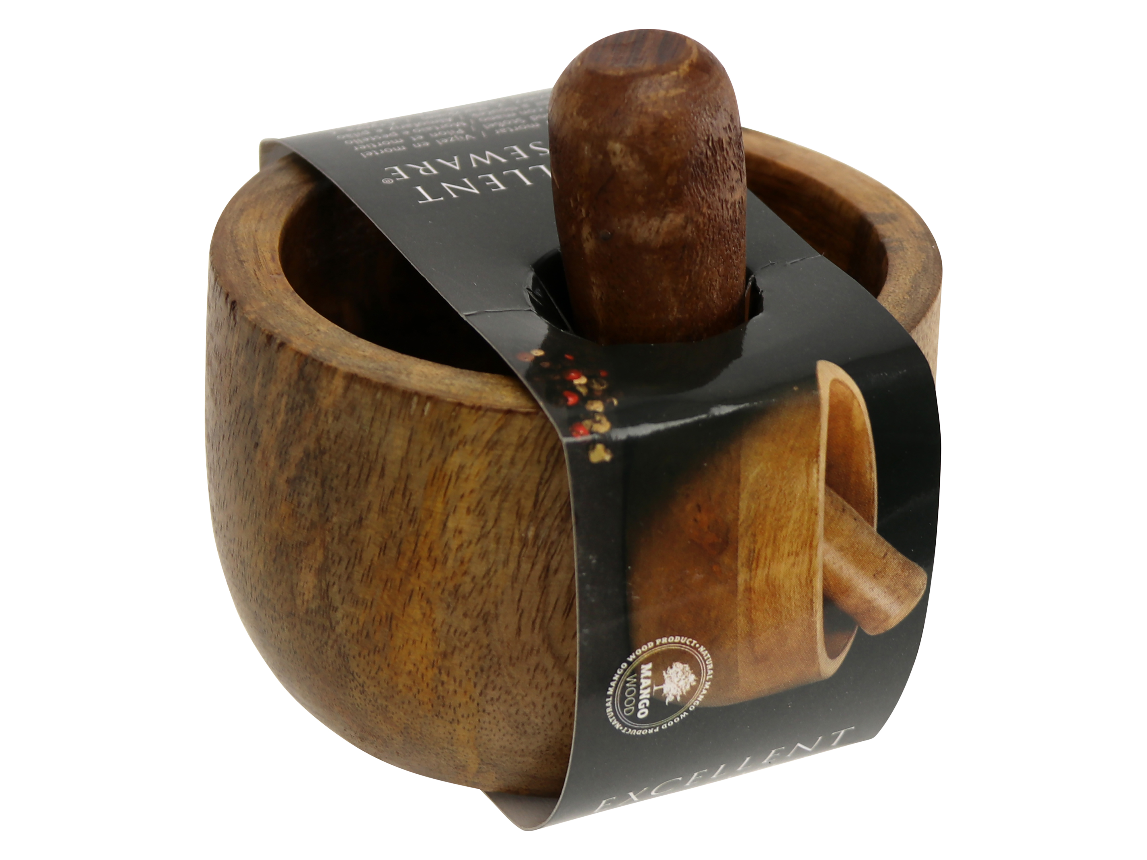 Holzmörser, 10x10x16 cm Holzmörser, 10x10x16 cm