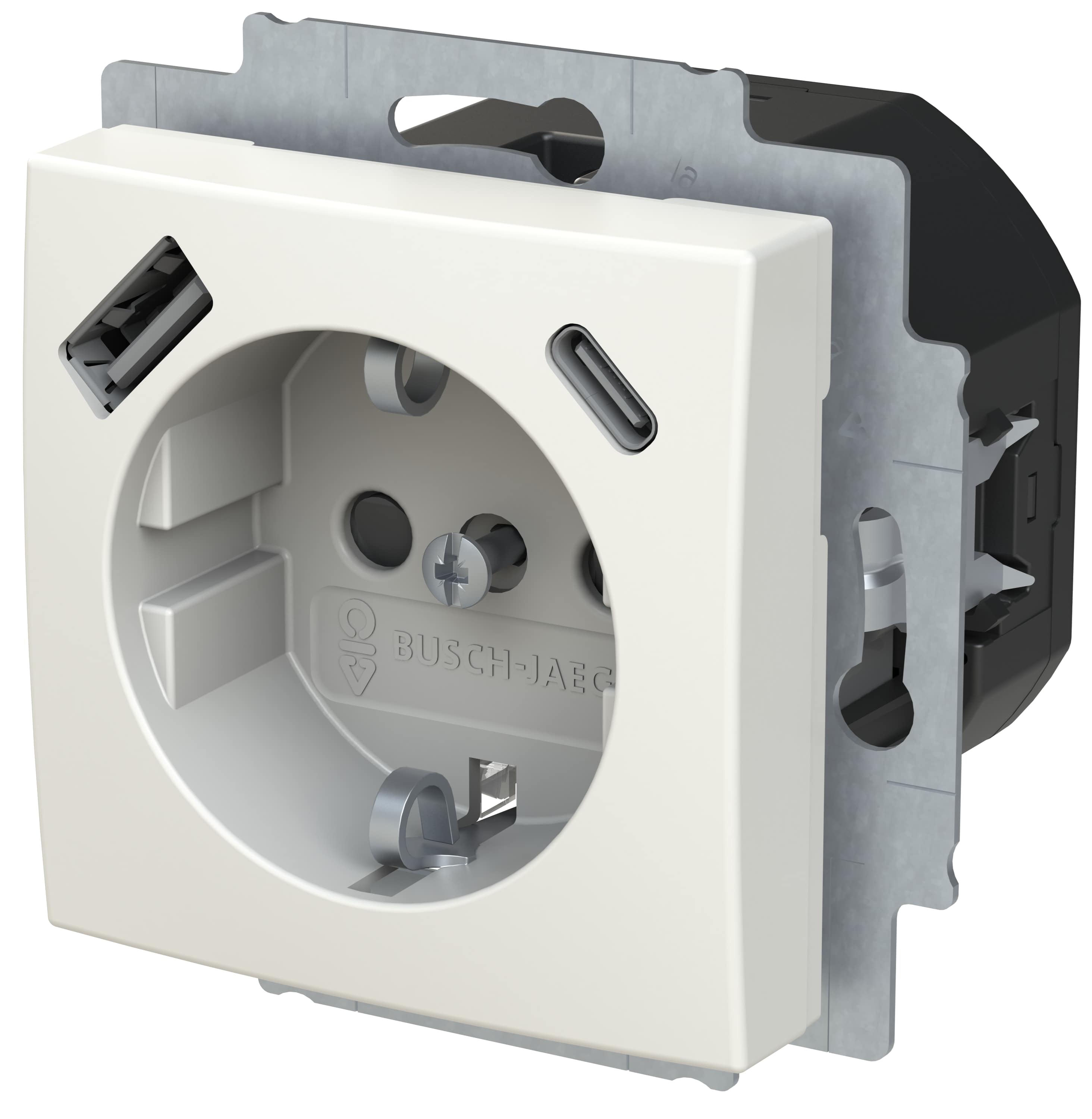 BUSCH-JAEGER USB/Steckdoseneinsatz 20 EUCB2USBAC-914 BUSCH-JAEGER USB/Steckdoseneinsatz 20 EUCB2USBAC-914