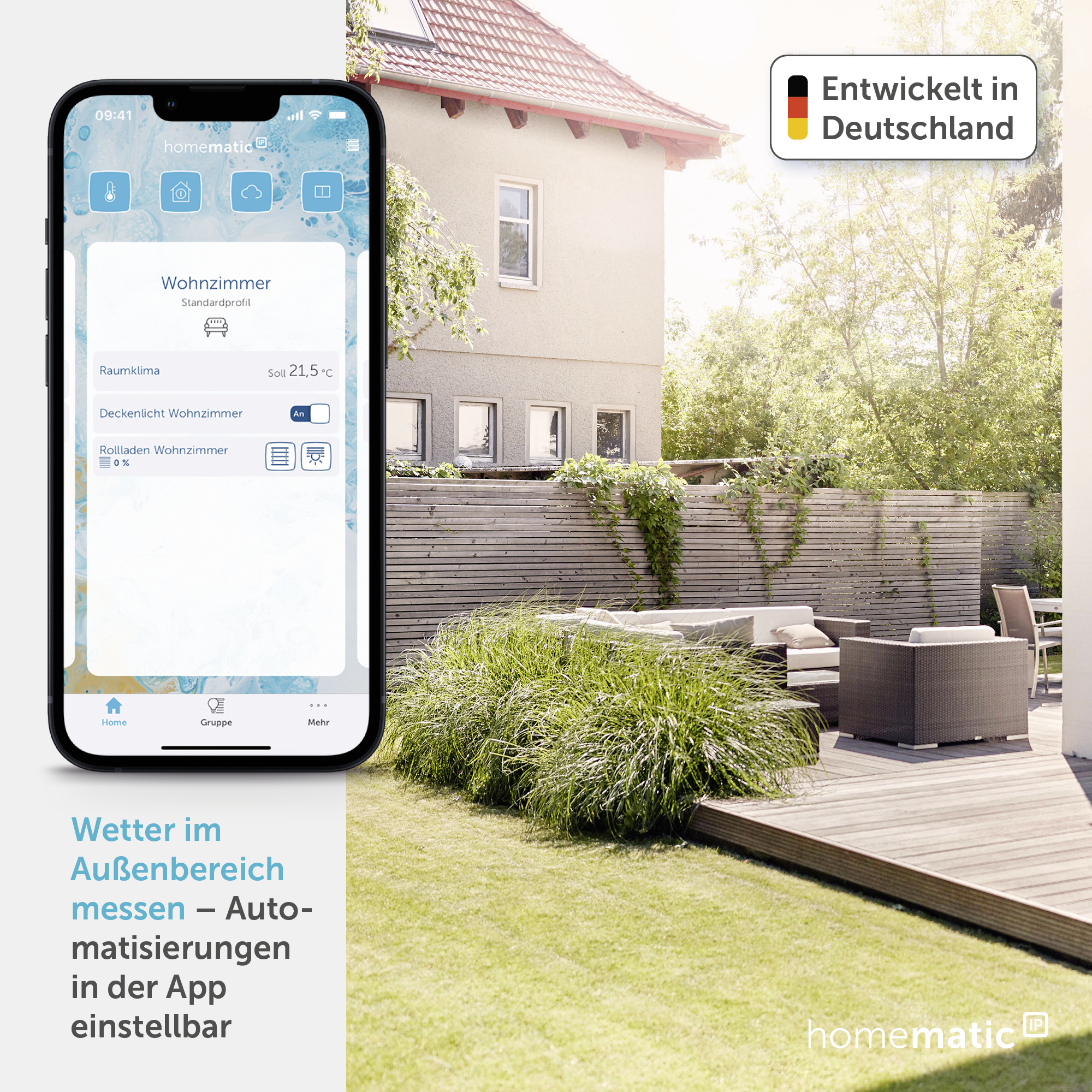 HOMEMATIC IP Smart Home 152056A0, Wettersensor Basic