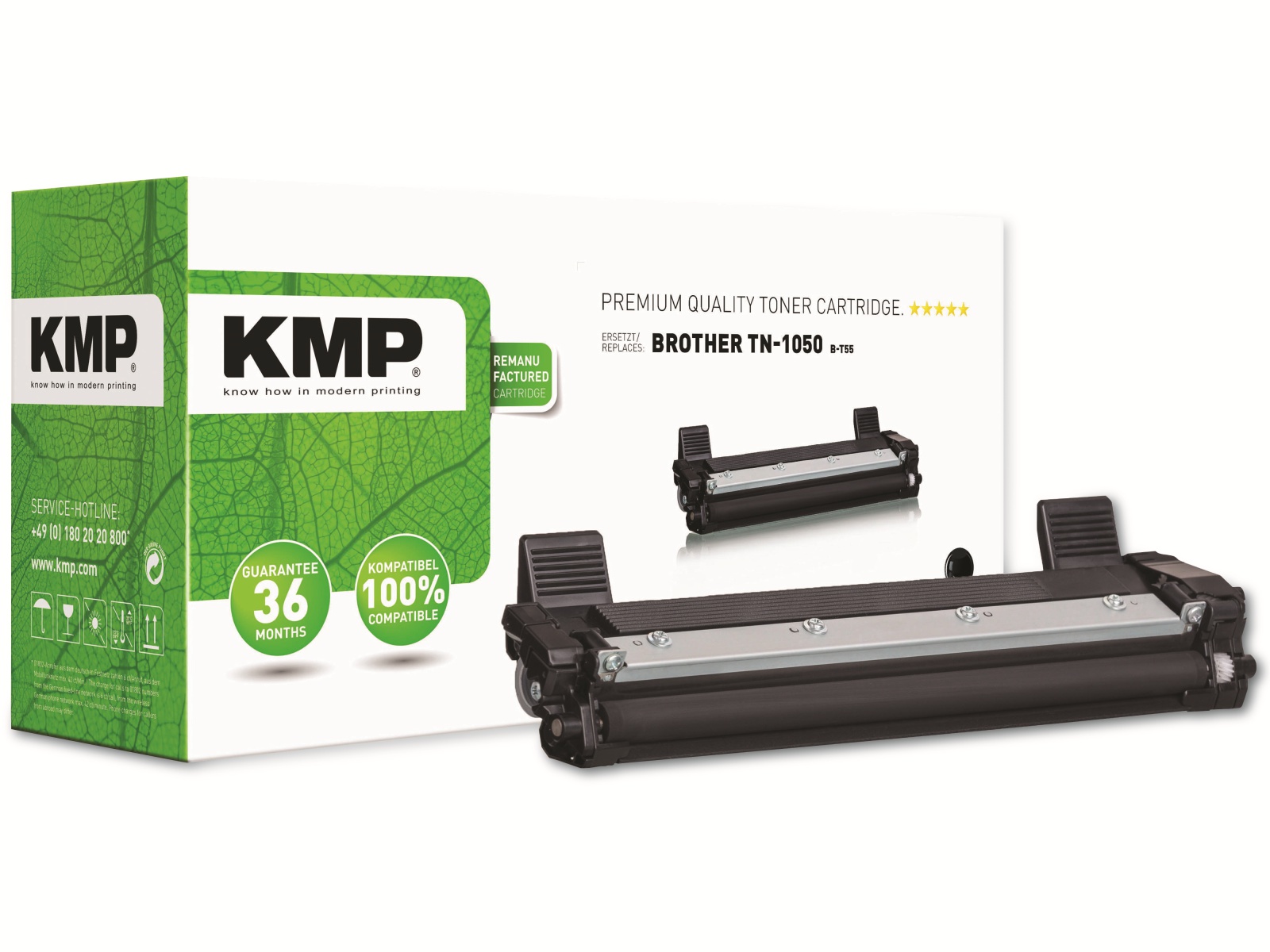 KMP Toner kompatibel für Brother TN-1050, schwarz KMP Toner kompatibel für Brother TN-1050, schwarz