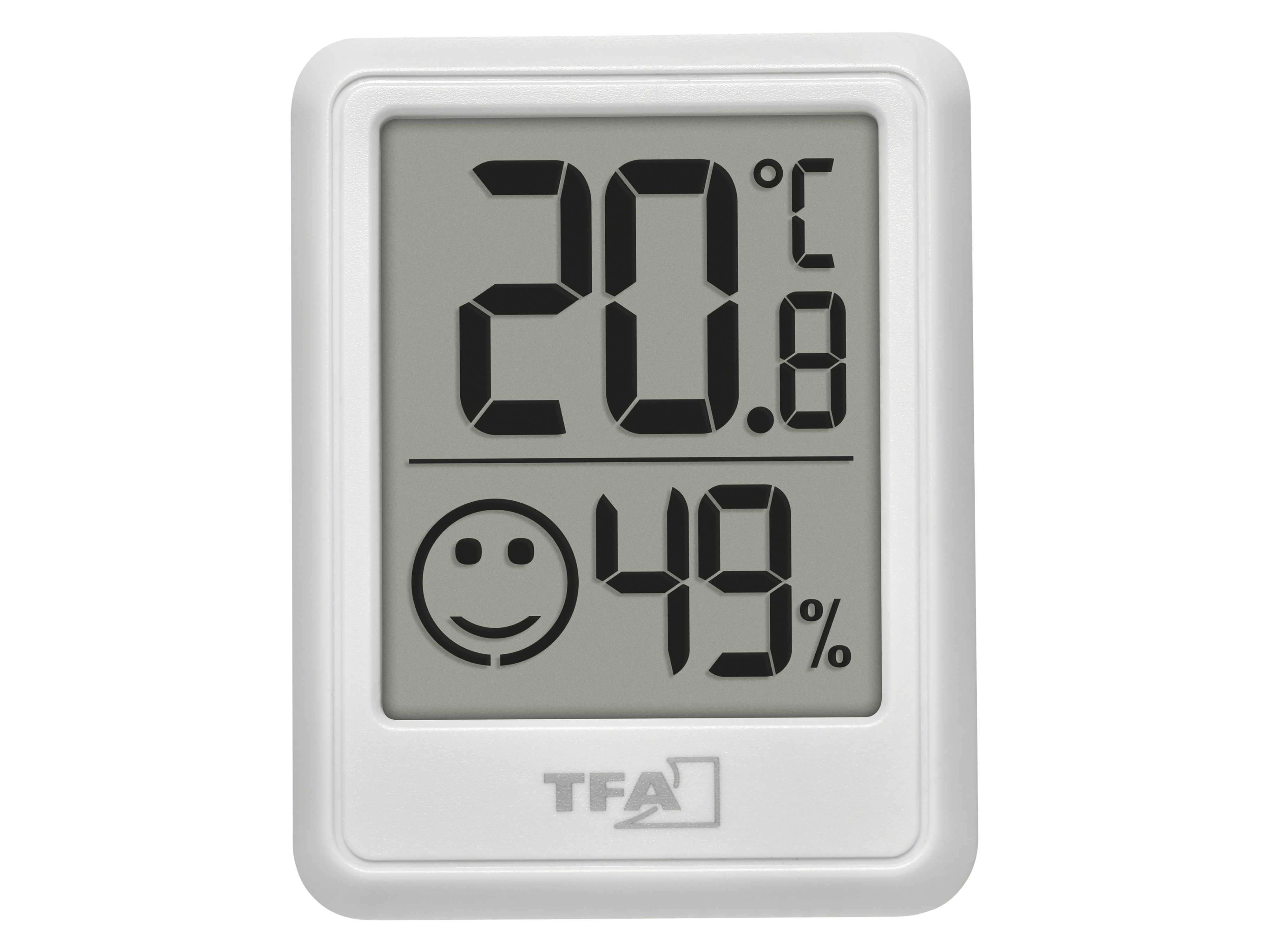 TFA Digitales Thermo-Hygrometer 30.5060.02.03, 3 Stück, weiß TFA Digitales Thermo-Hygrometer 30.5060.02.03, 3 Stück, weiß