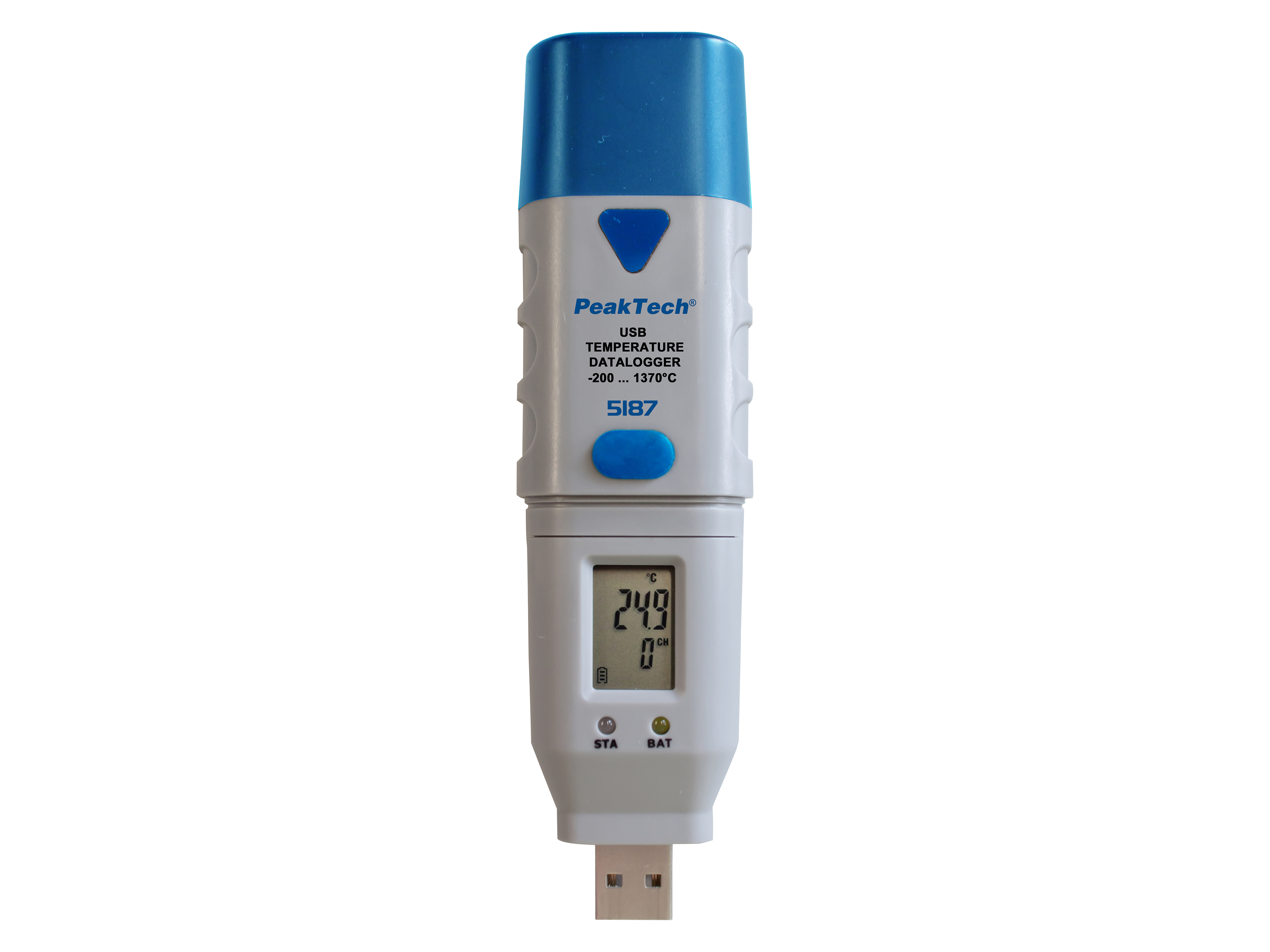 PEAKTECH USB-Datenlogger P 5187, Typ-K Temperatur, -200°C... 1300°C PEAKTECH USB-Datenlogger P 5187, Typ-K Temperatur, -200°C... 1300°C