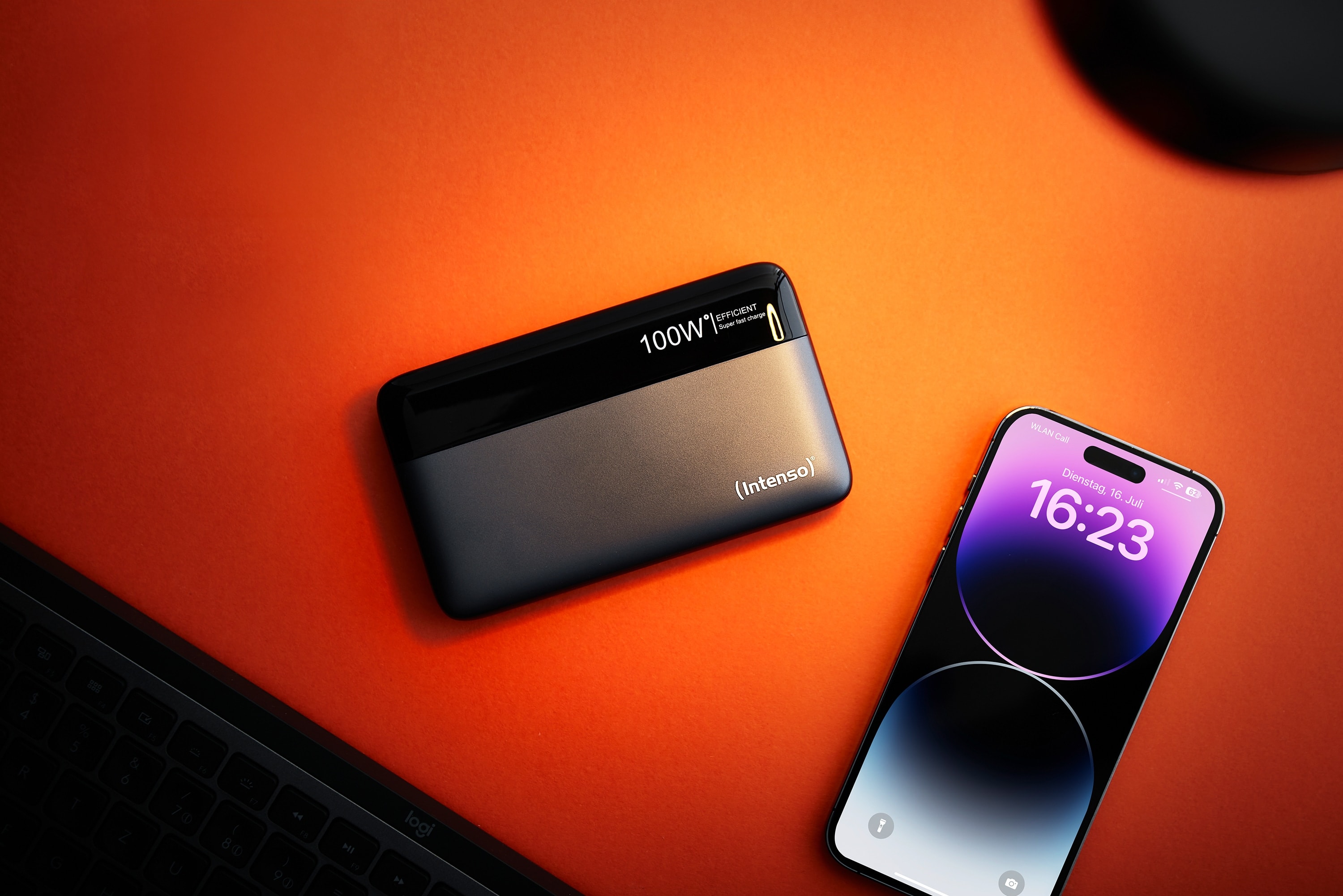 INTENSO USB Powerbank 7350050, HE20000, 20.000mAh, 100 W, grau INTENSO USB Powerbank 7350050, HE20000, 20.000mAh, 100 W, grau