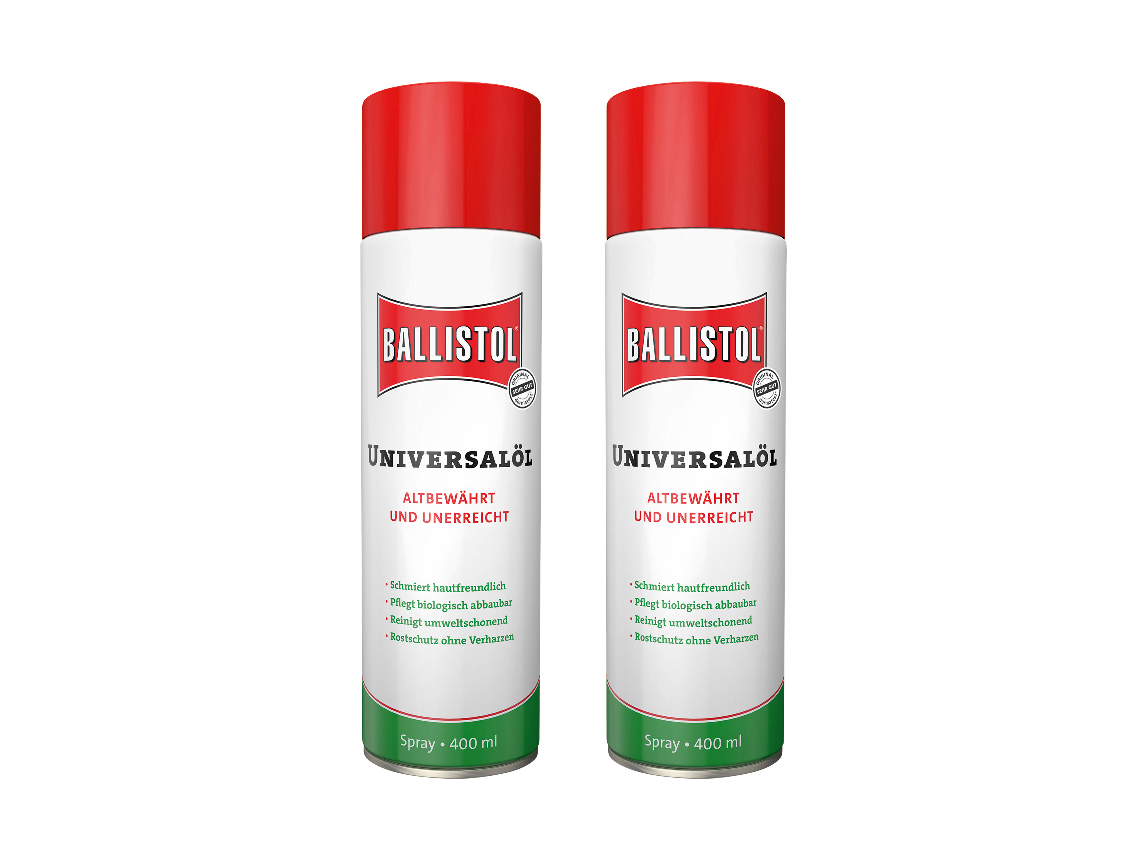 BALLISTOL Universalöl Spray, 400 ml, 2 Stück BALLISTOL Universalöl Spray, 400 ml, 2 Stück