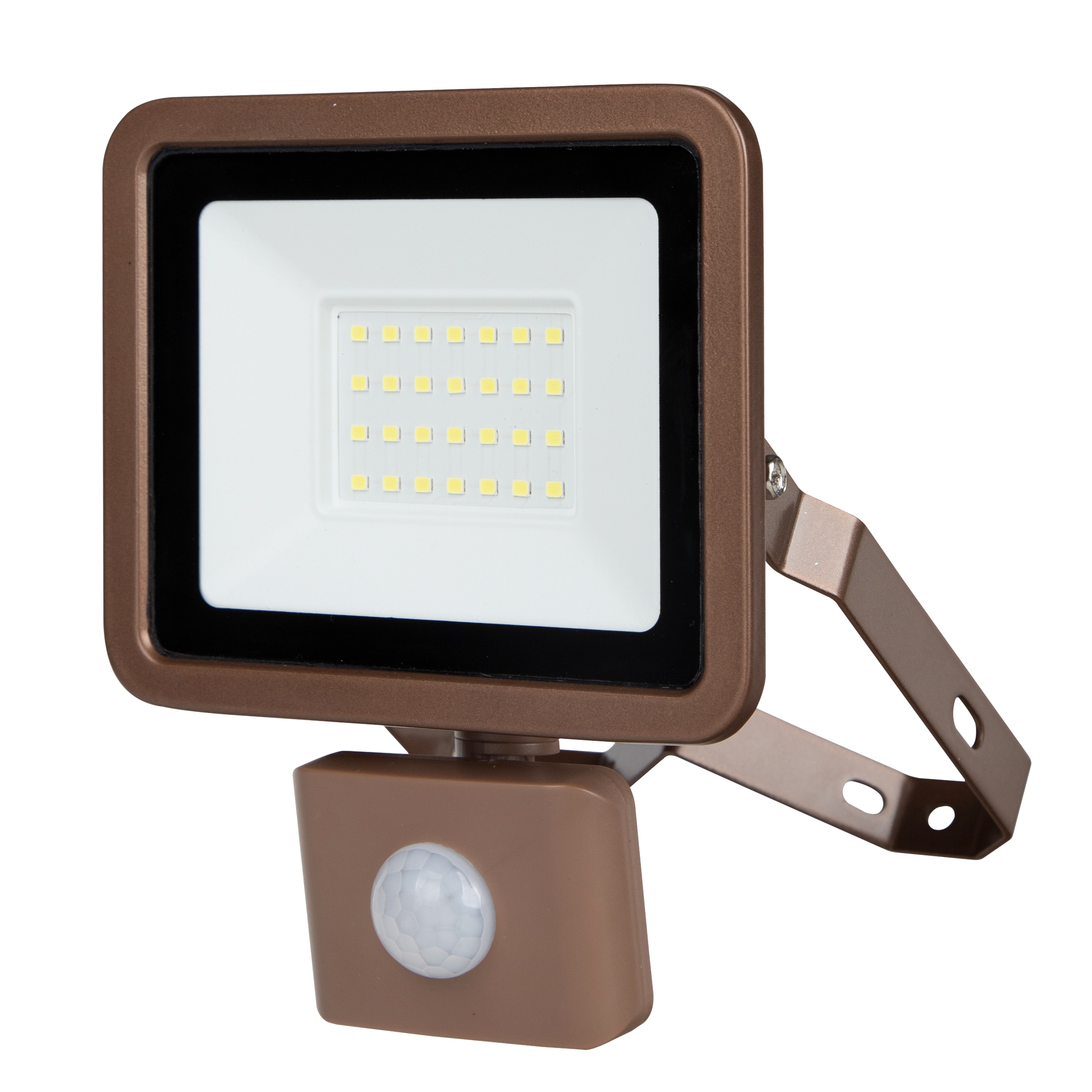 REV LED-Fluter Eco+, mit Bewegungssensor, 20W, 6500K, 1700lm, IP44, bronze REV LED-Fluter Eco+, mit Bewegungssensor, 20W, 6500K, 1700lm, IP44, bronze