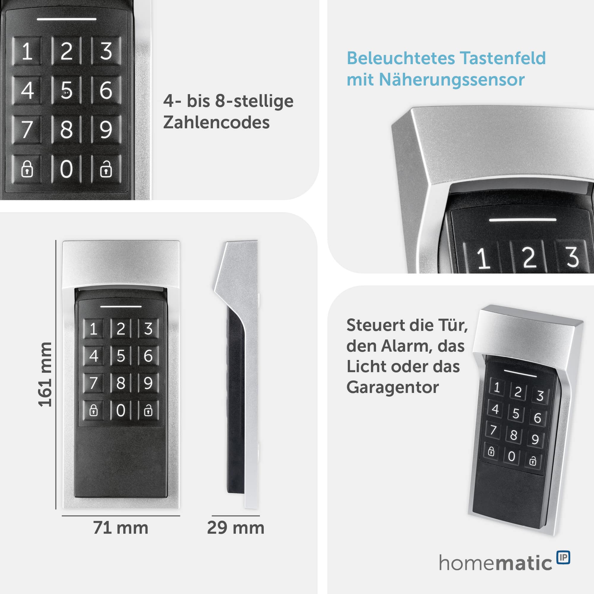 HOMEMATIC IP 156424A0 Keypad HOMEMATIC IP 156424A0 Keypad