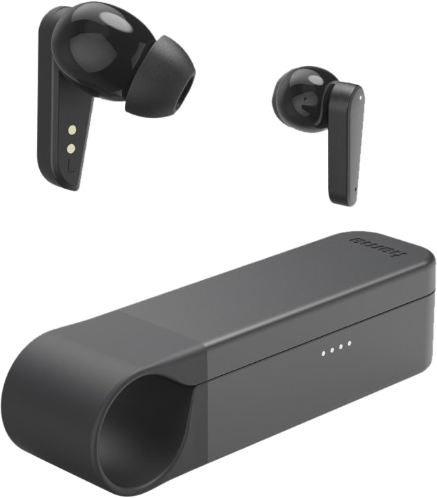 HAMA Kabellose Kopfhörer, Spirit Pocket II, ENC, App, In-Ear, Schwarz