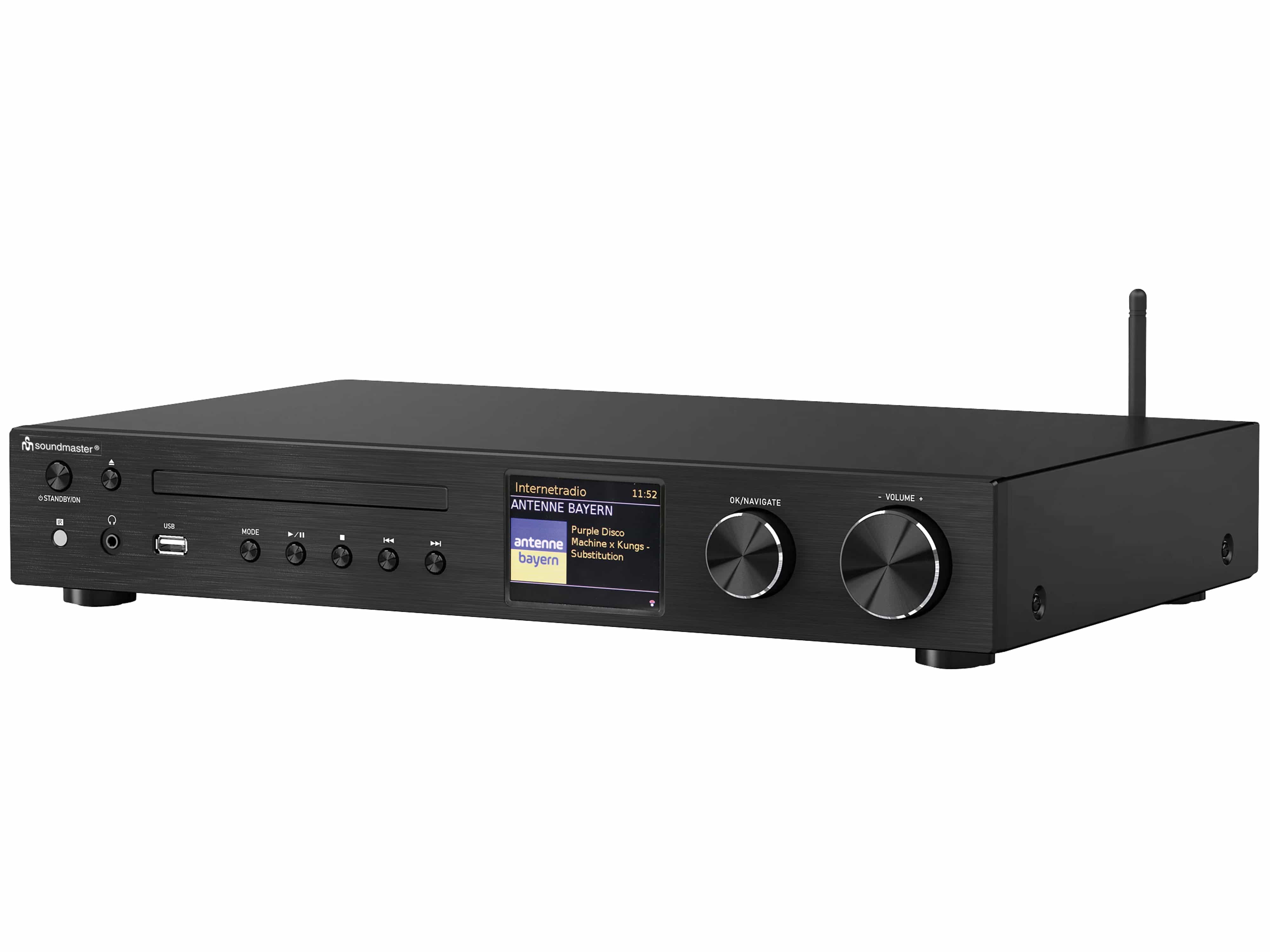 SOUNDMASTER HIGHLINE Multi Audio System ICD4350SW, schwarz SOUNDMASTER Multi Audio System ICD4350SW HighLine, schwarz