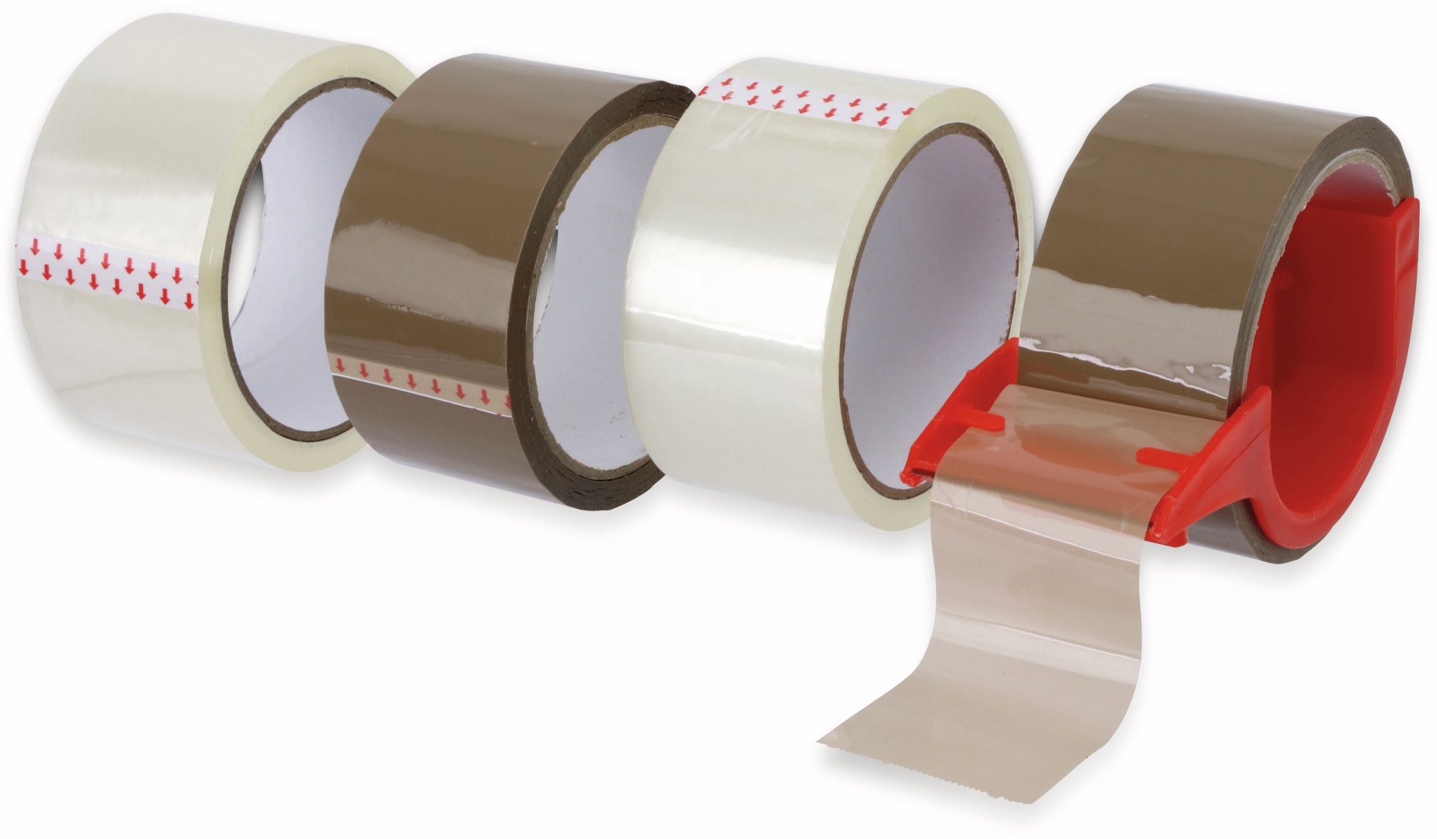 KINZO Klebeband 4er-Set mit Spender KINZO Klebeband 4er-Set mit Spender