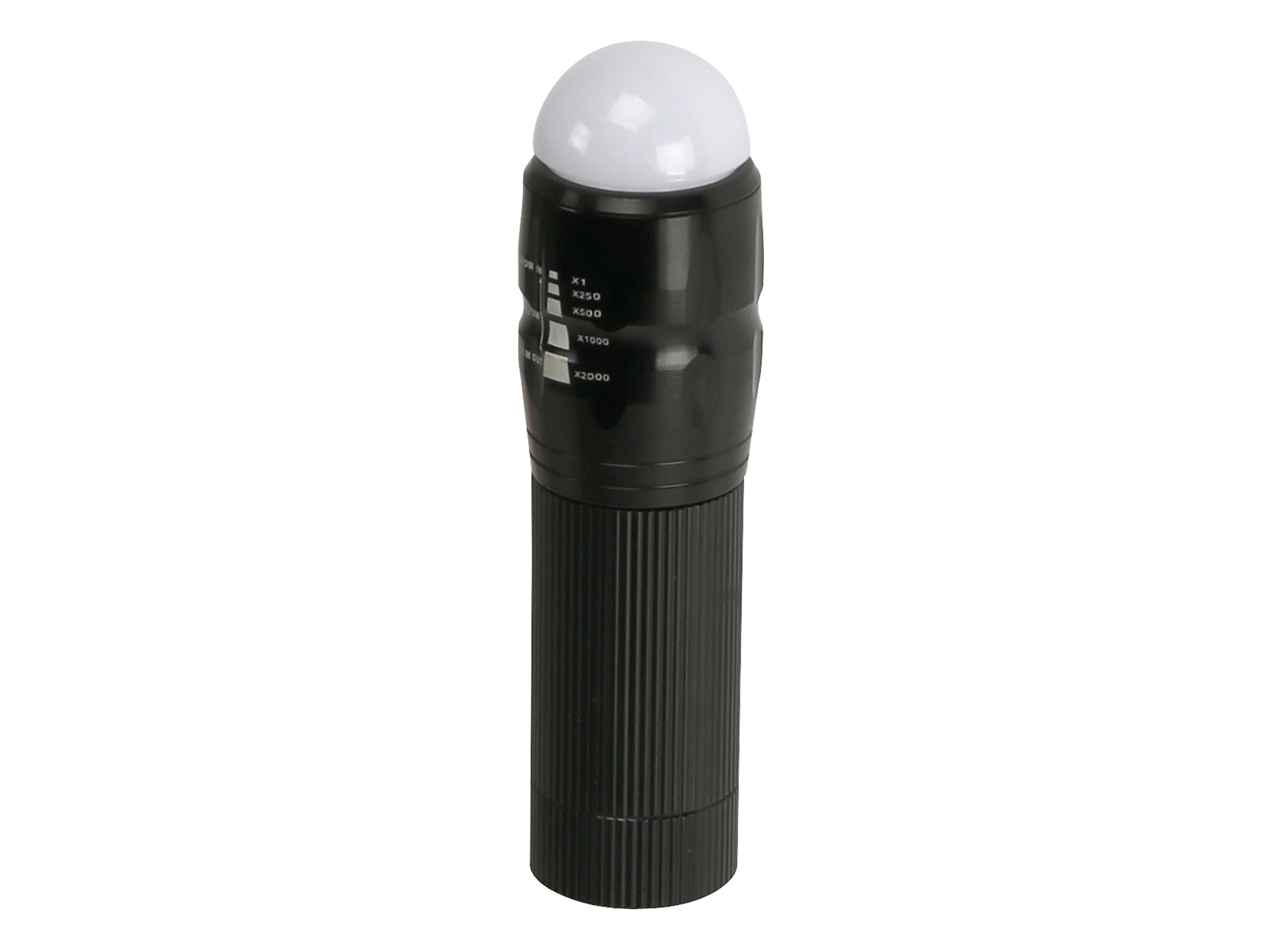 LED-Taschenlampe, WTE-490M-1, Alu, 400 lm, schwarz LED-Taschenlampe, WTE-490M-1, Alu, 400 lm, schwarz